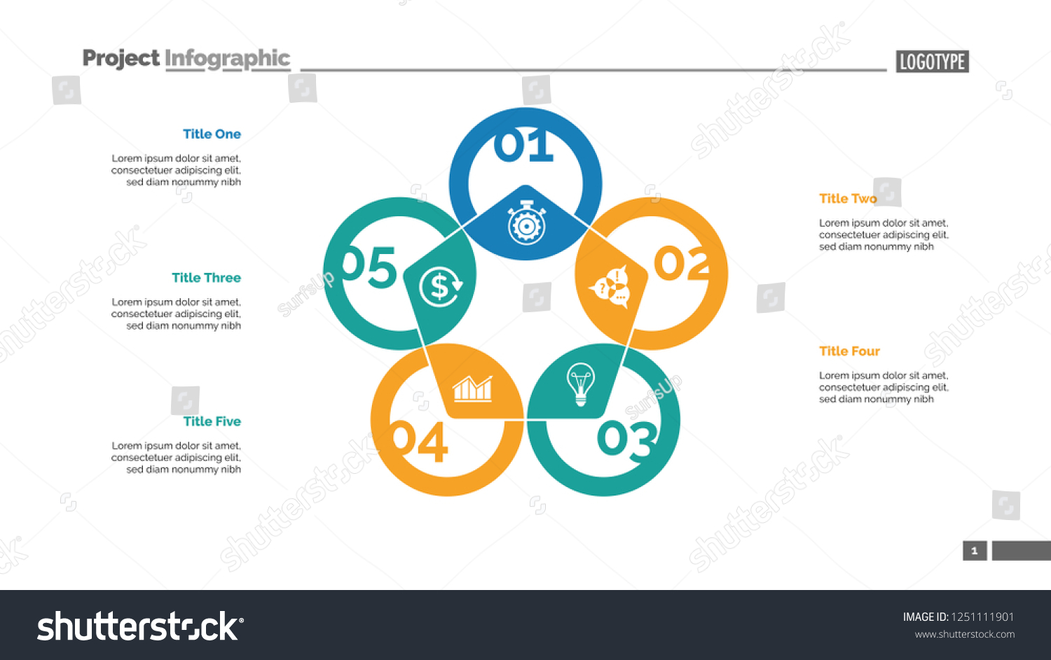 Pentagon Chart Process Diagram Cycle Graph Stock Vector Royalty Free 1251111901 2935