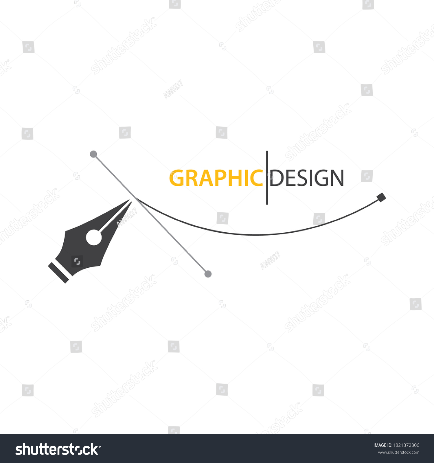 SVG of Pentool icon flat design vector svg