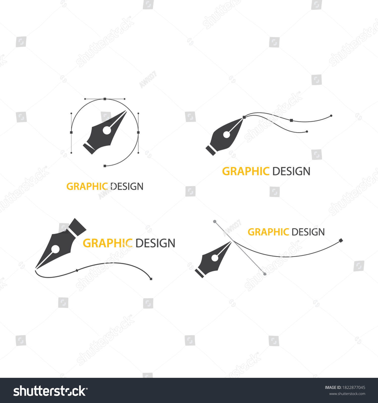 SVG of Pentool icon flat design vector svg