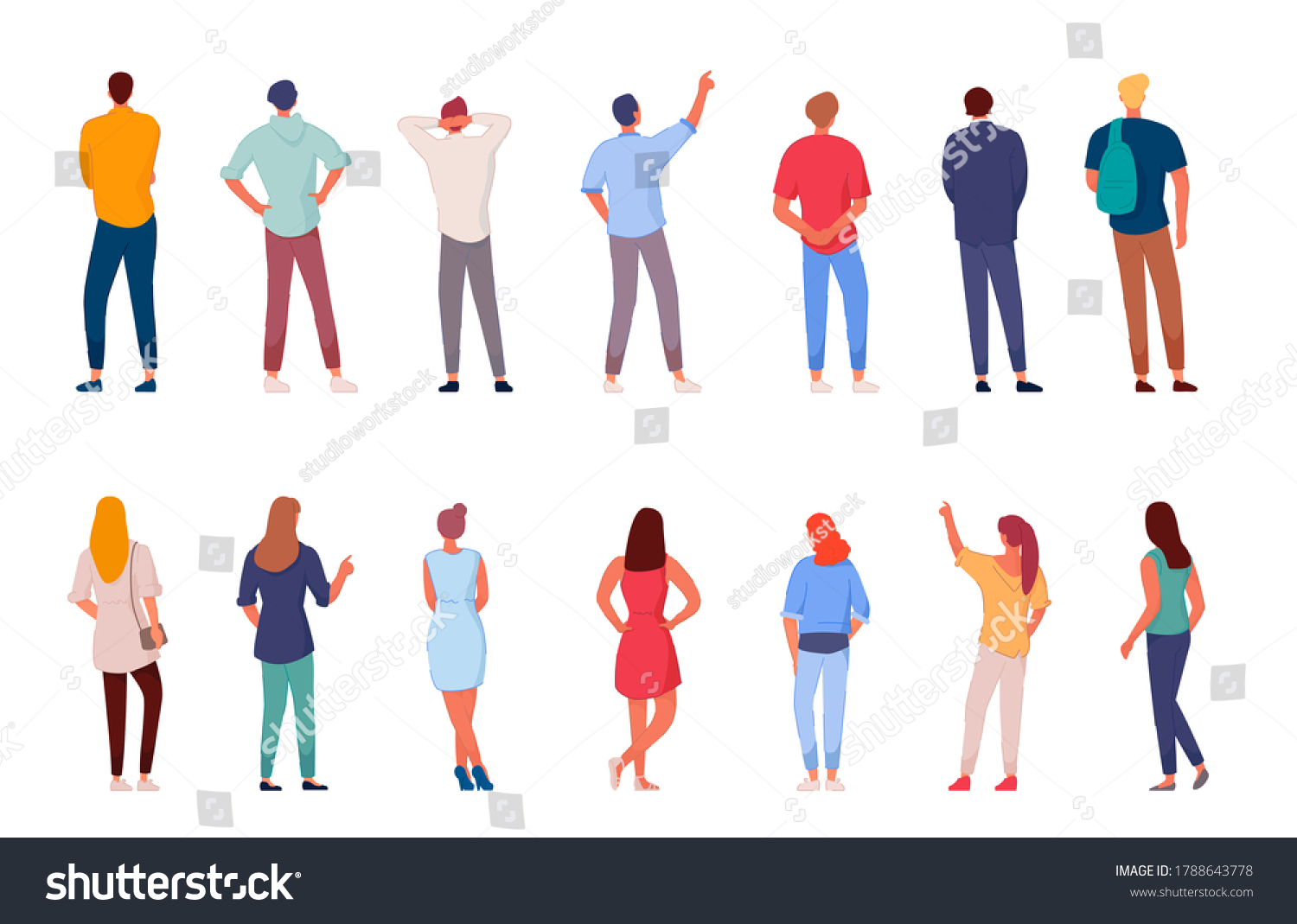 129,881 Back characters Images, Stock Photos & Vectors | Shutterstock