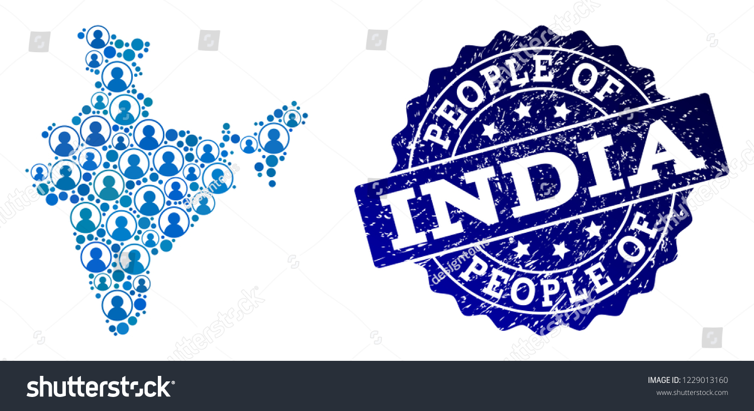 176 Collage people on indian map Images, Stock Photos & Vectors ...