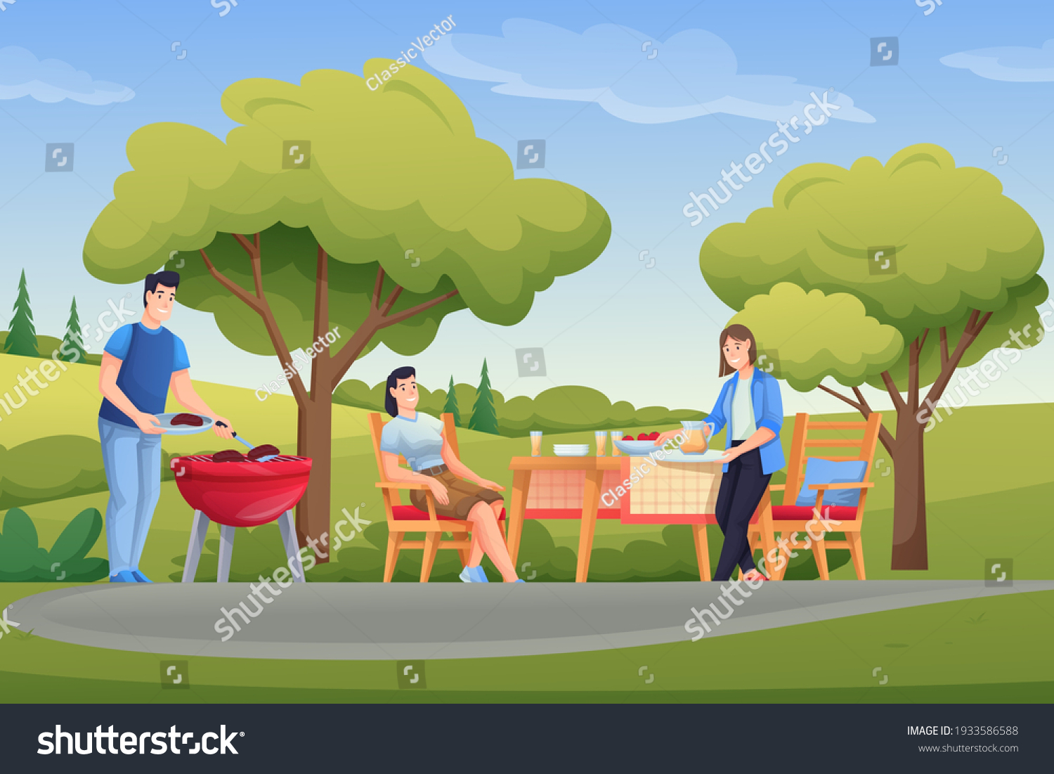 20,195 Barbecue party backyard Images, Stock Photos & Vectors ...