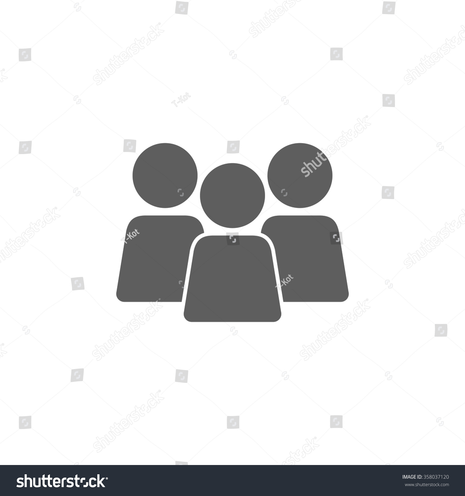 People Icon Stock Vector (Royalty Free) 358037120 | Shutterstock