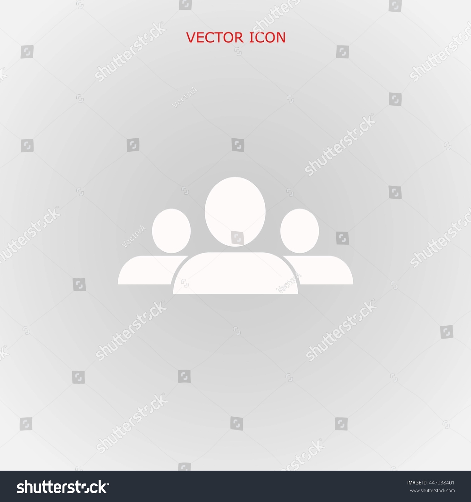 People Icon Stock Vector (Royalty Free) 447038401 | Shutterstock