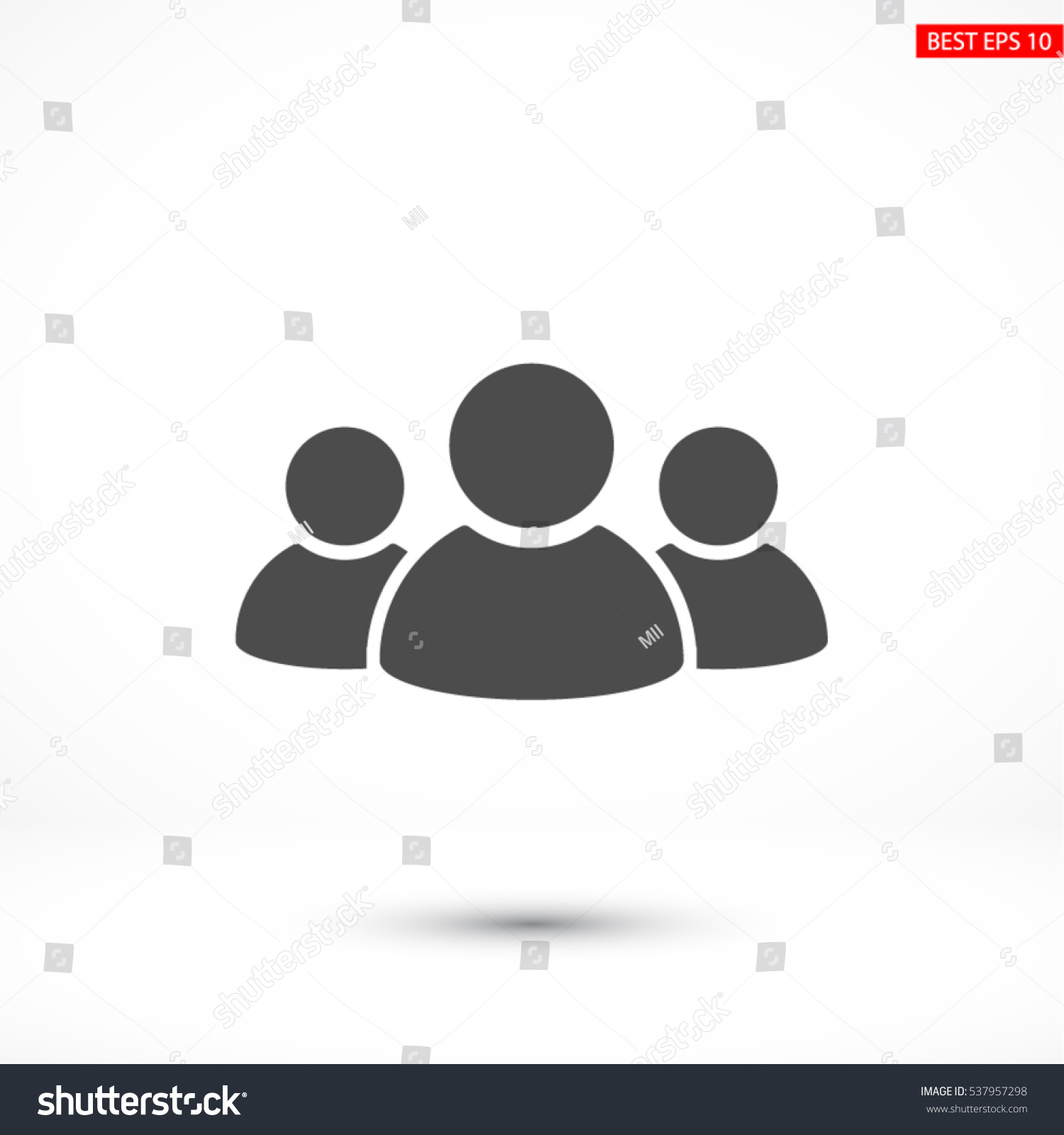 People Icon Stock Vector 537957298 : Shutterstock