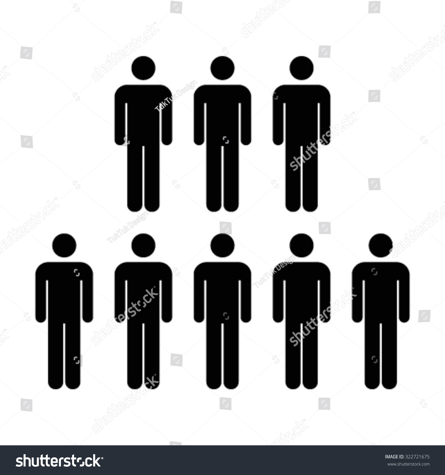 People Icon Men Vector Stock Vector (Royalty Free) 322721675 | Shutterstock