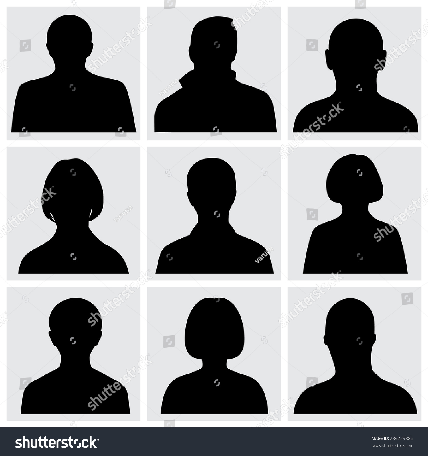 People Icons Stock Vector Illustration 239229886 Shutterstock