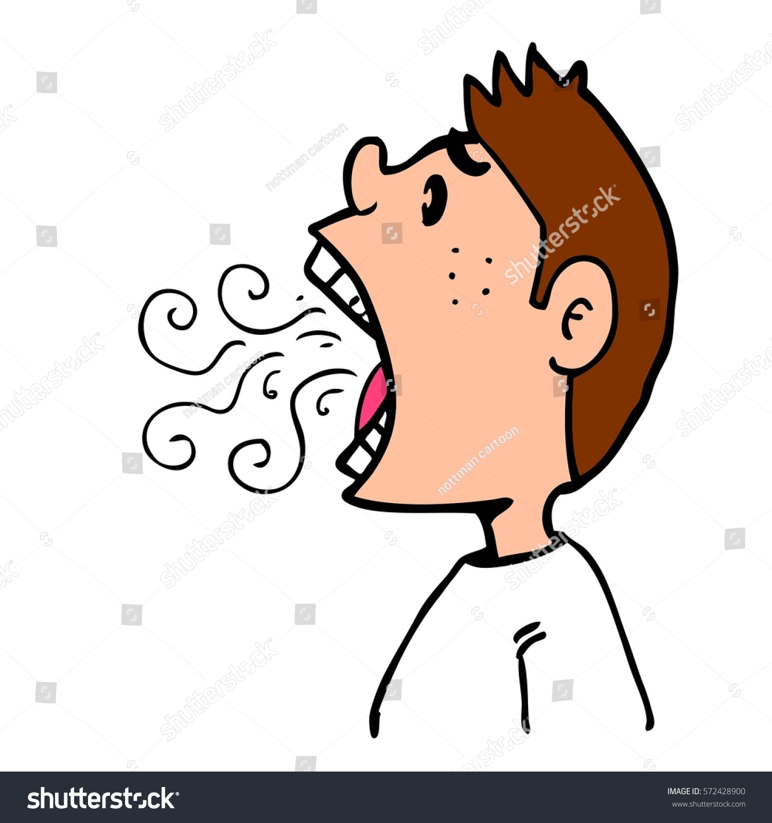 People Bad Breath Stock Vector 572428900 - Shutterstock