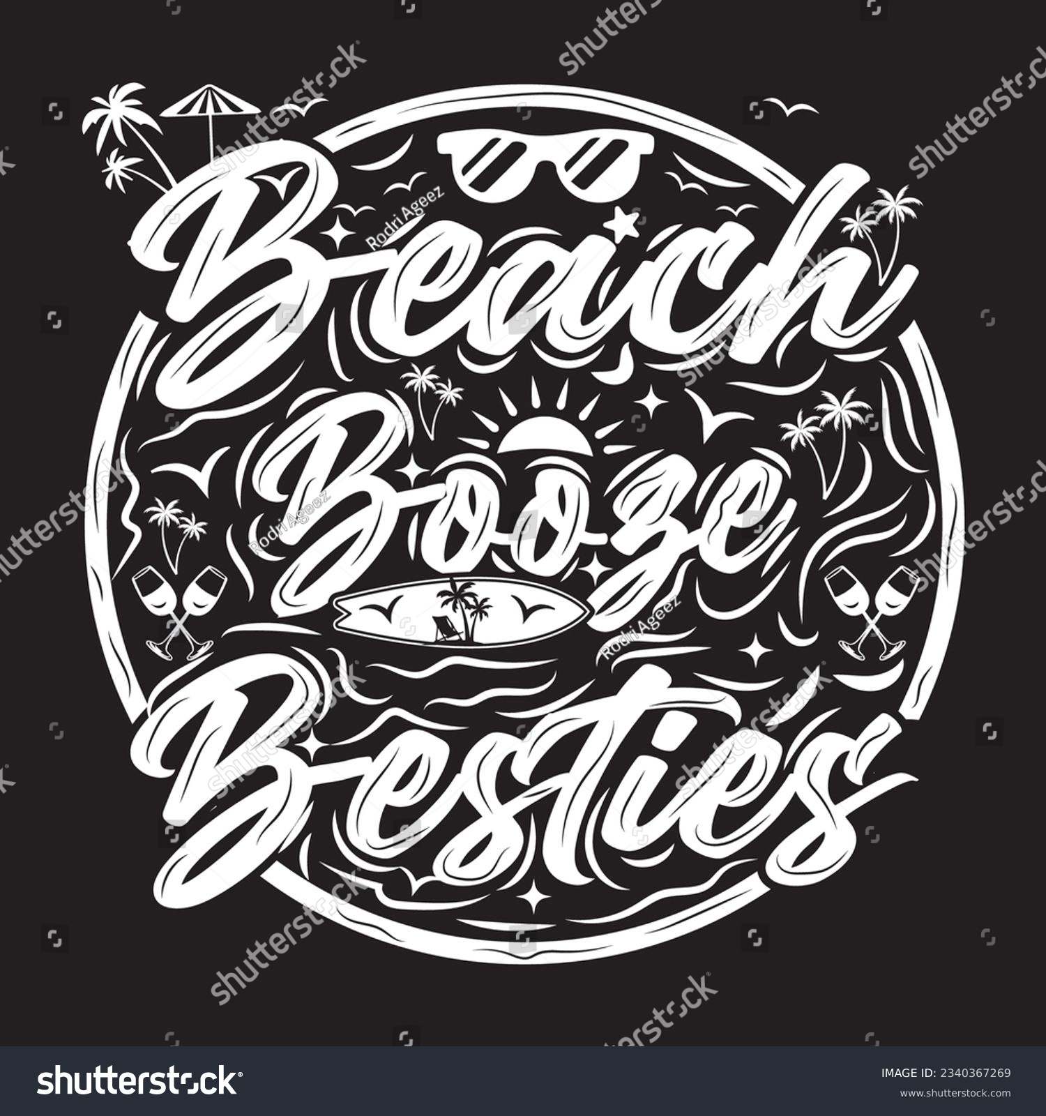 SVG of perfect t shirt design for Girls Vacation  Funny Summer , Summer Woman  Beach , Beach Booze Besties, Beach Vacation tee svg