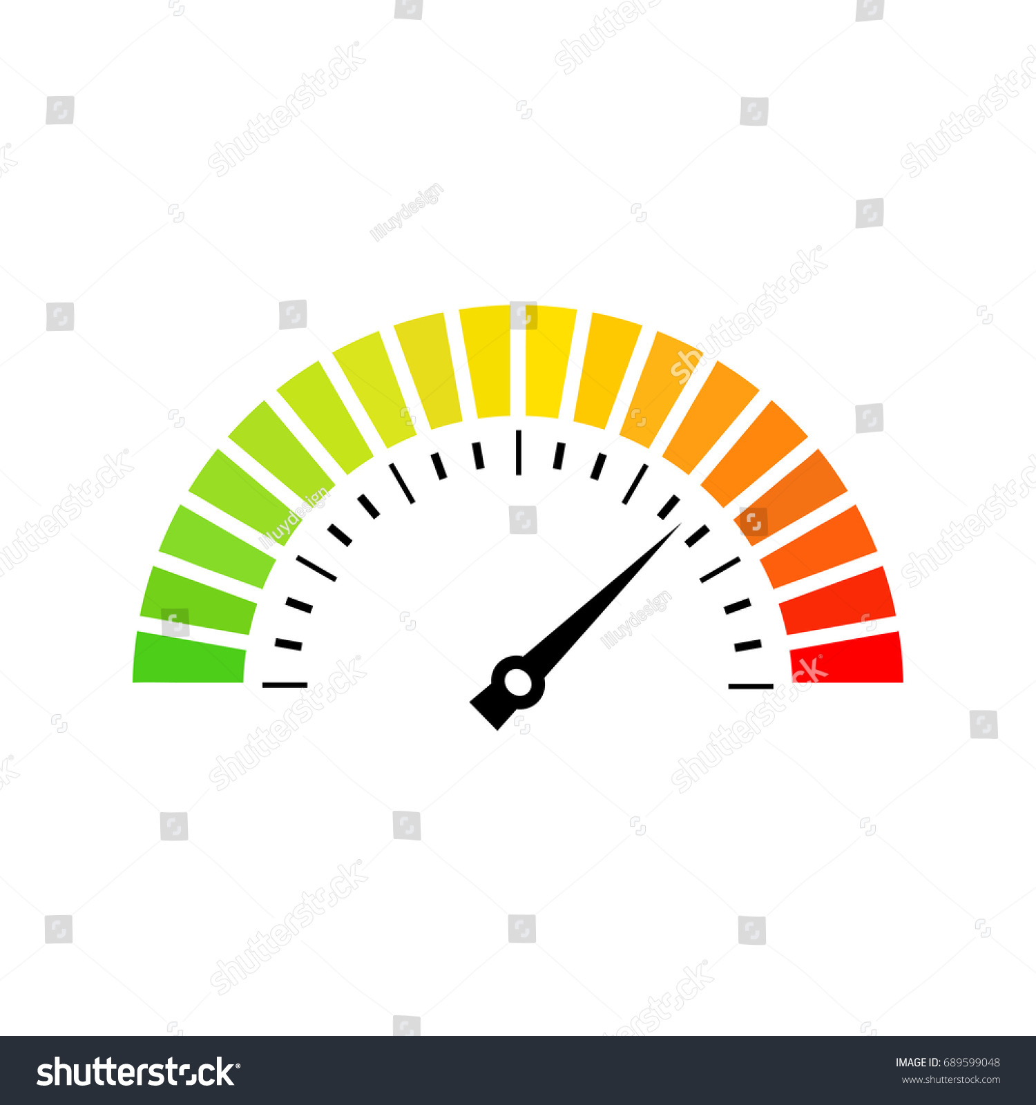 Performance Measurement Icon Vector Logo Illustration Stock Vector ...