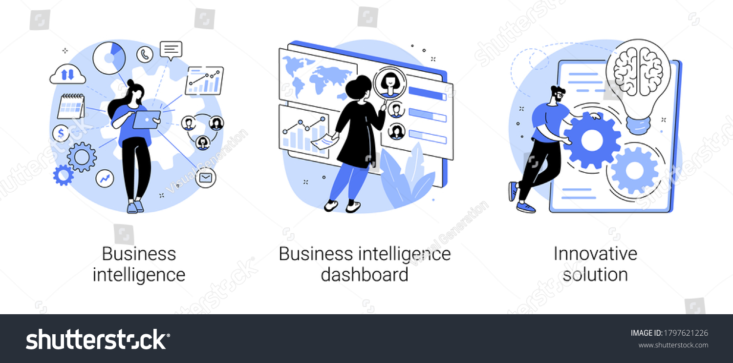 Performance Tools Software Solutions Abstract Concept Stock Vector
