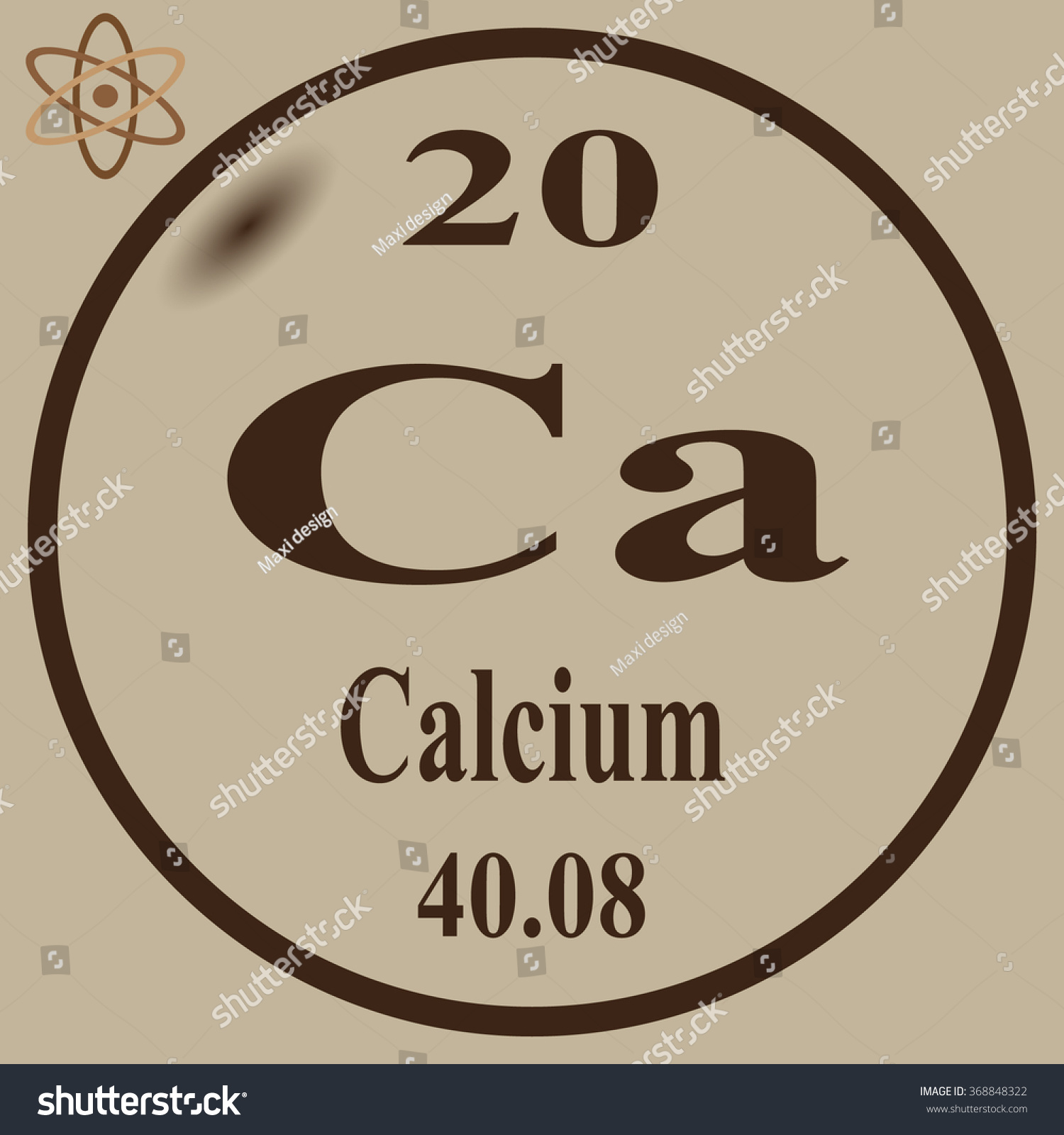 Periodic Table Elements Calcium เวกเตอร์สต็อก ปลอดค่าลิขสิทธิ์ 368848322 Shutterstock 3461