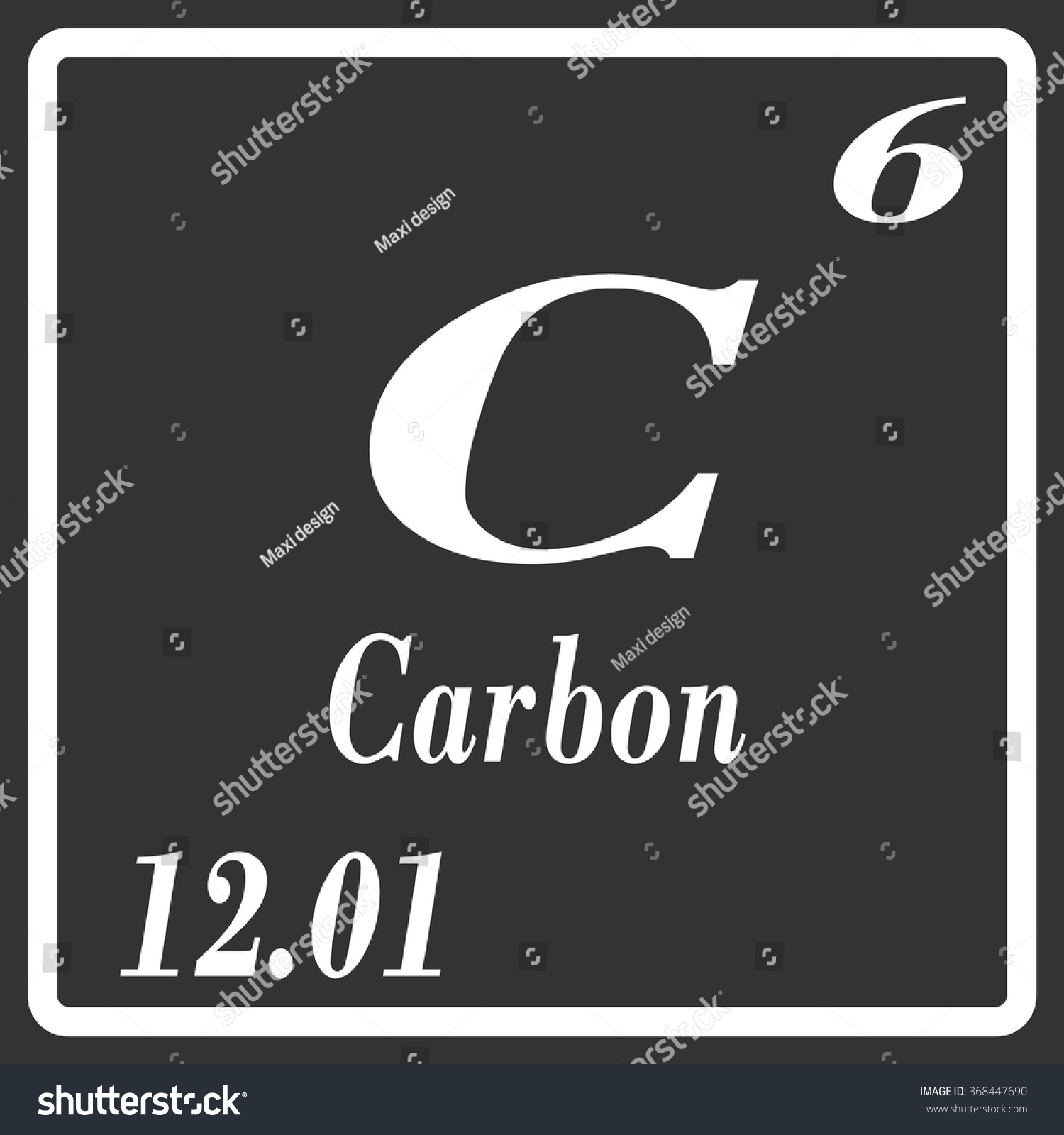 Periodic Table Elements Carbon