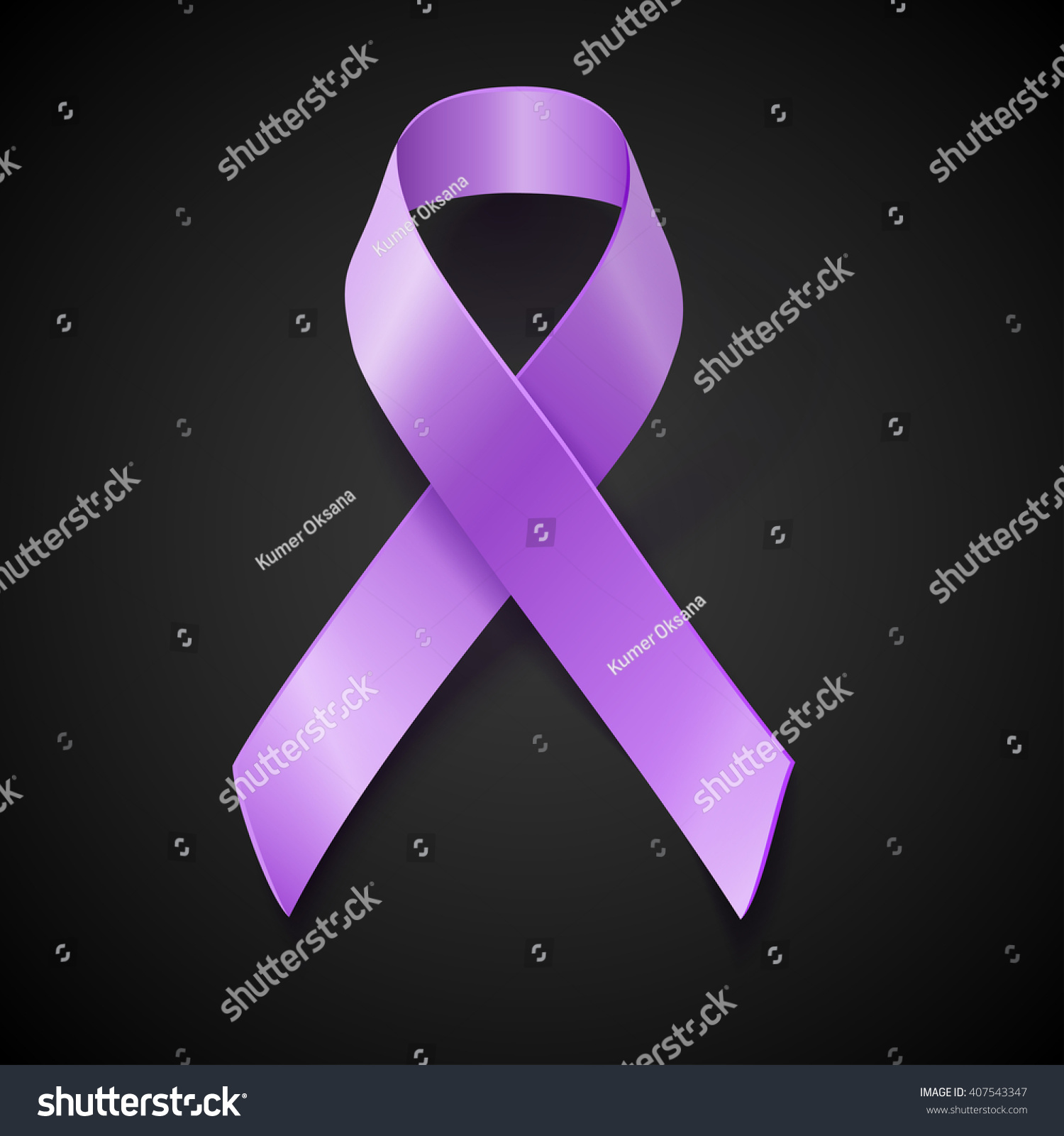SVG of Periwinkle ribbon on black background. Eating Disorder, Bulimia and other awareness symbol.  svg
