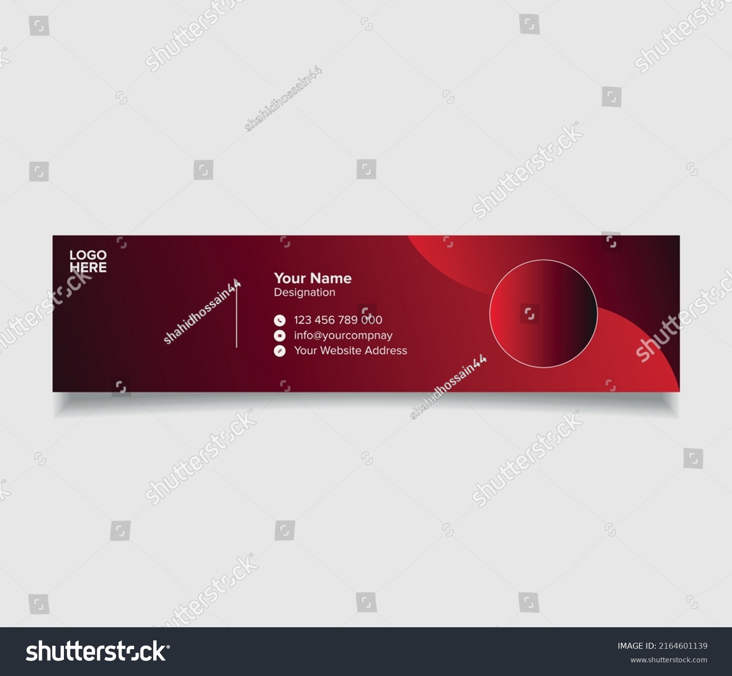 Personal Profile Banner Linkedin Stock Vector Royalty Free