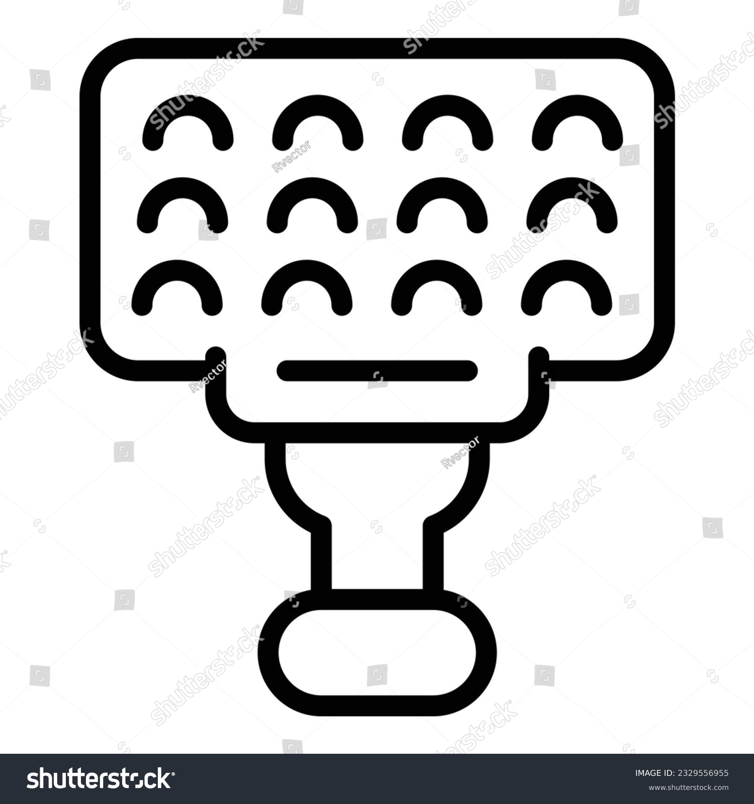 SVG of Pet hair brush icon outline vector. Dog spa. Grooming shower svg