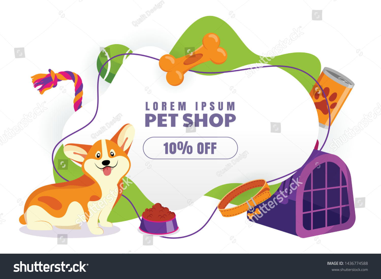 Pet Shop Discount Sale Poster Banner 