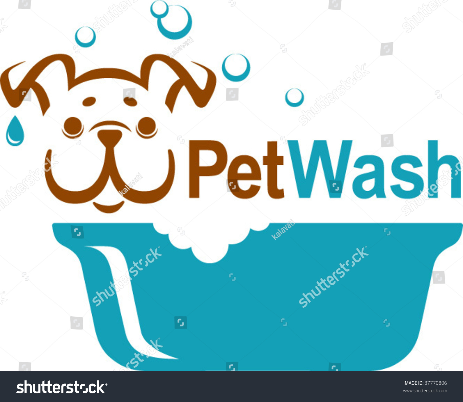 SVG of pet wash icon, logo design  svg