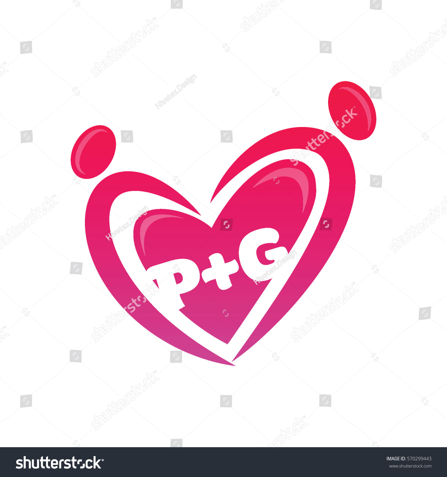 Pg Logo Stock Vector Royalty Free