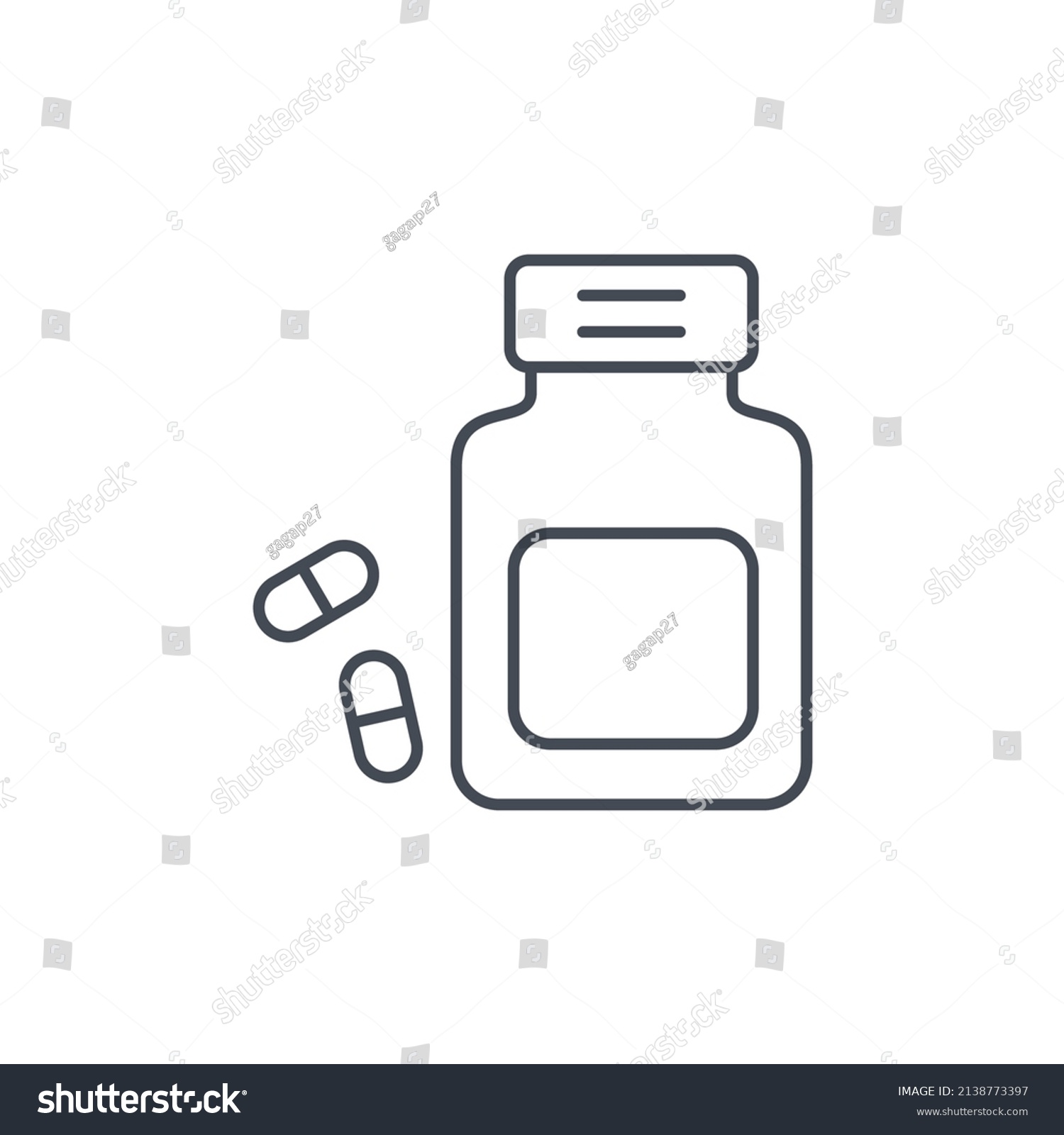 Pharmacology Icons Symbol Vector Elements Infographic Stock Vector ...