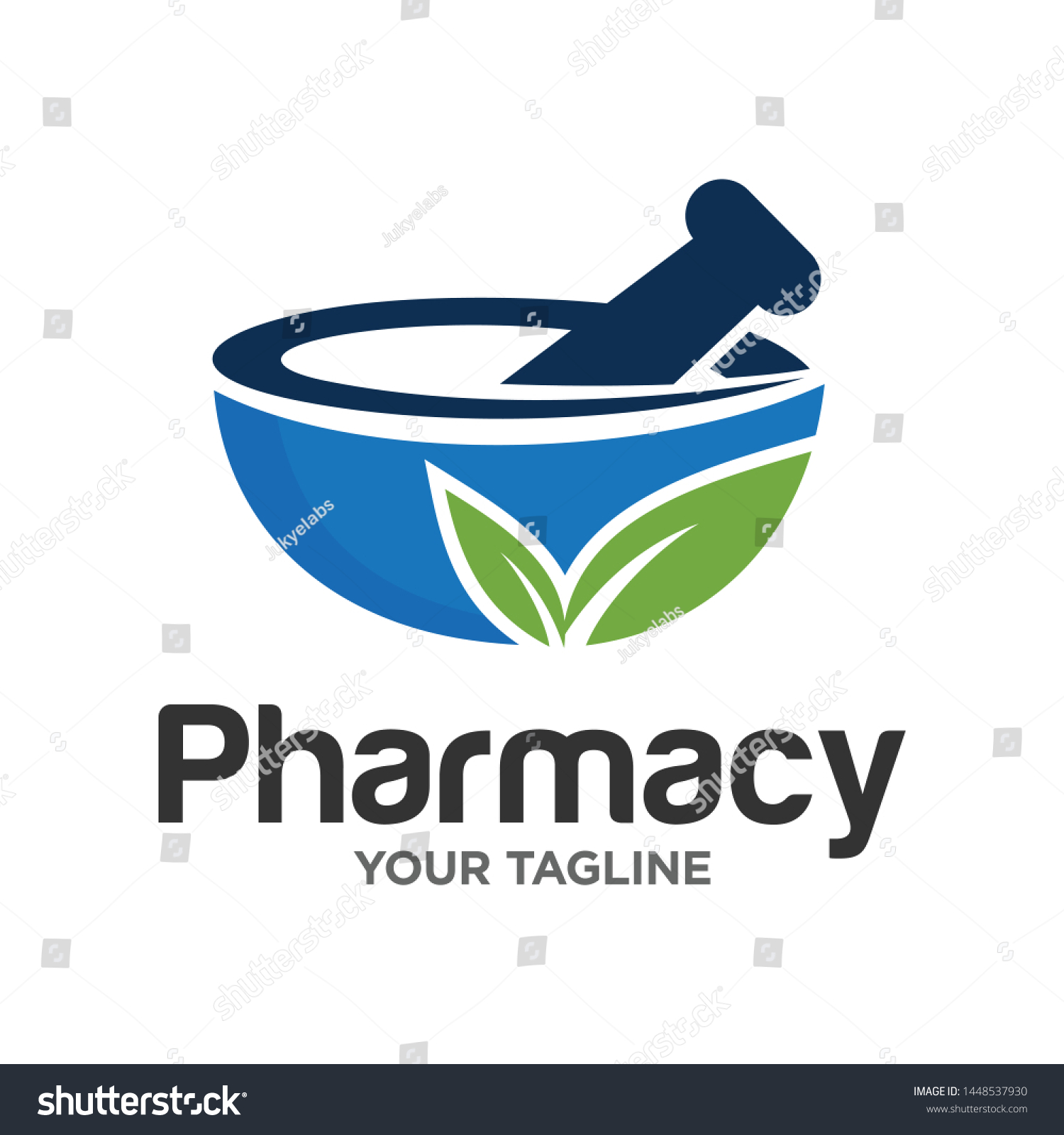 Pharmacy Logo Design Stock Vector Stock Vector (royalty Free 