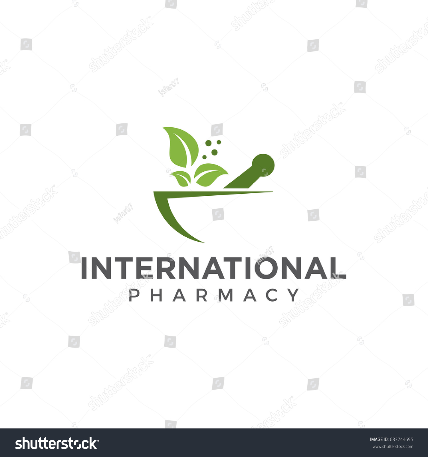 Pharmacy Logo Icon Vector Template Stock Vector (Royalty Free) 633744695