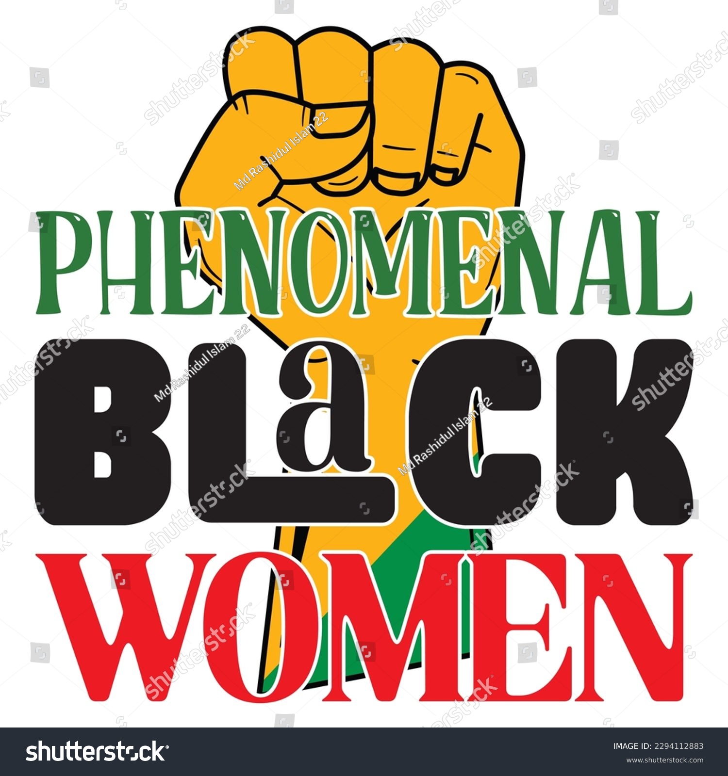 SVG of Phenomenal Black Women SVG Design Vector File. svg