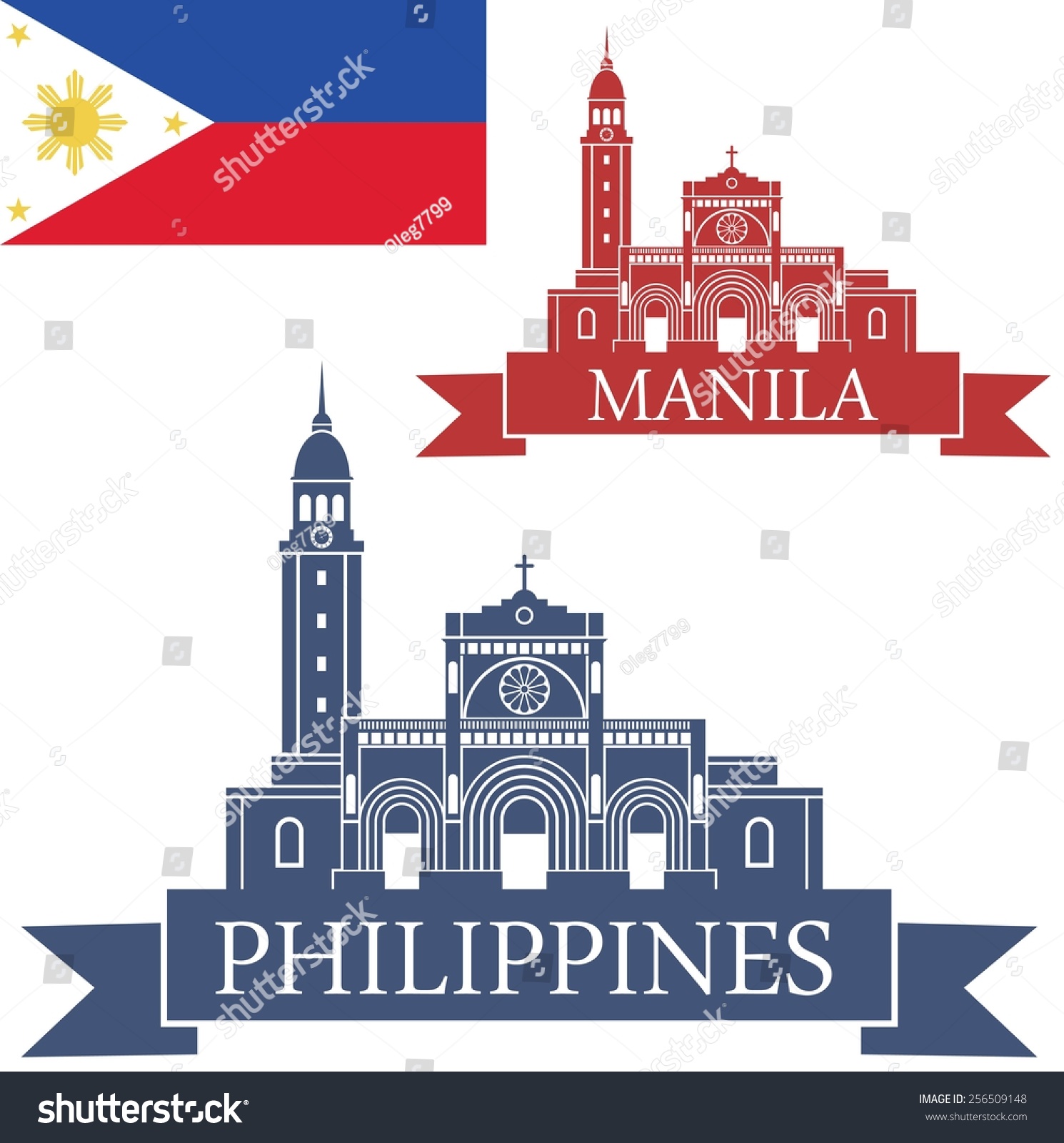 Philippines Logo Eps 10 Vector Illustration Stock Vector (Royalty Free ...