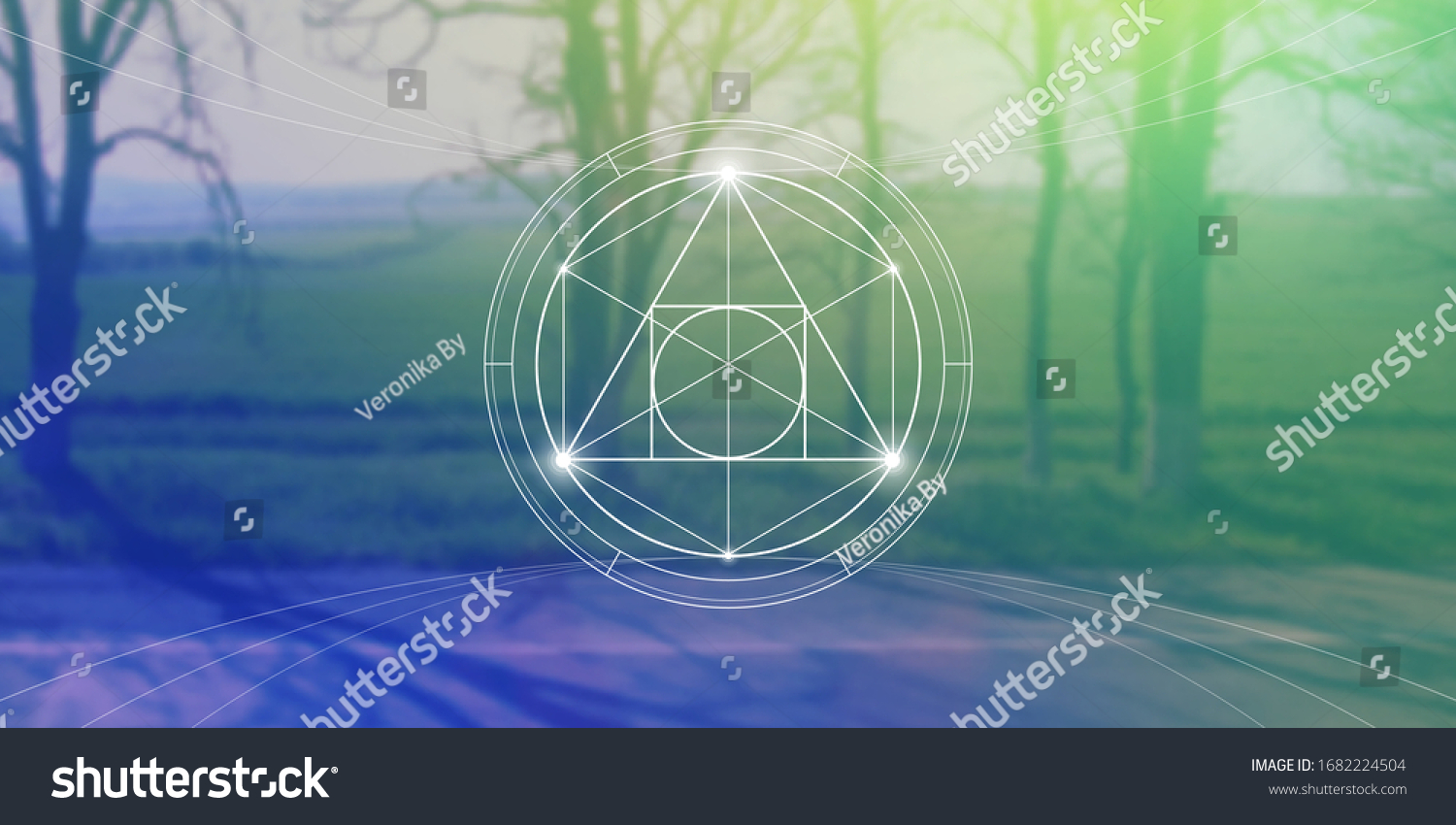 Philosopher Stone Sacred Geometry Spiritual New Stock Vector (Royalty ...