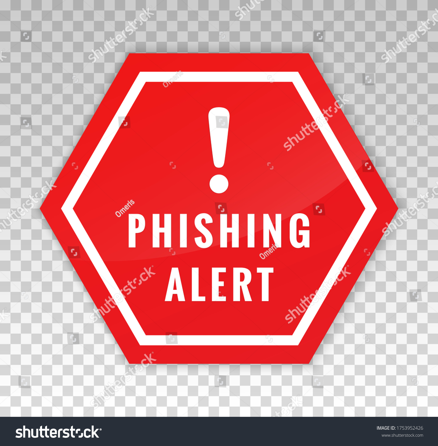 Phish Email Phishing Alert Sign Scam Stock Vector Royalty Free 1753952426 Shutterstock 