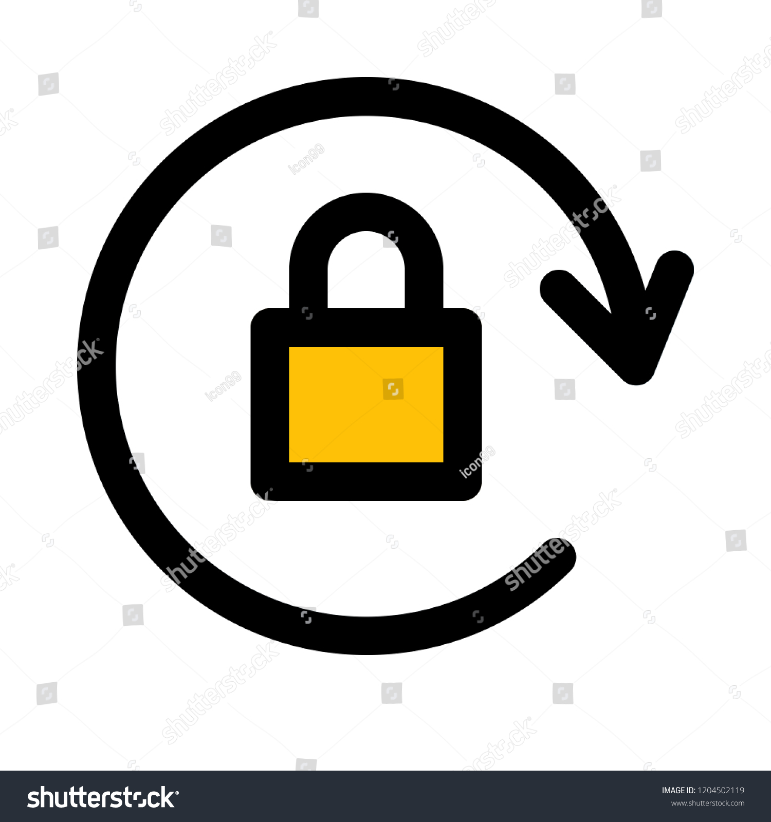 Phone Rotation Lock Stock Vector (Royalty Free) 1204502119