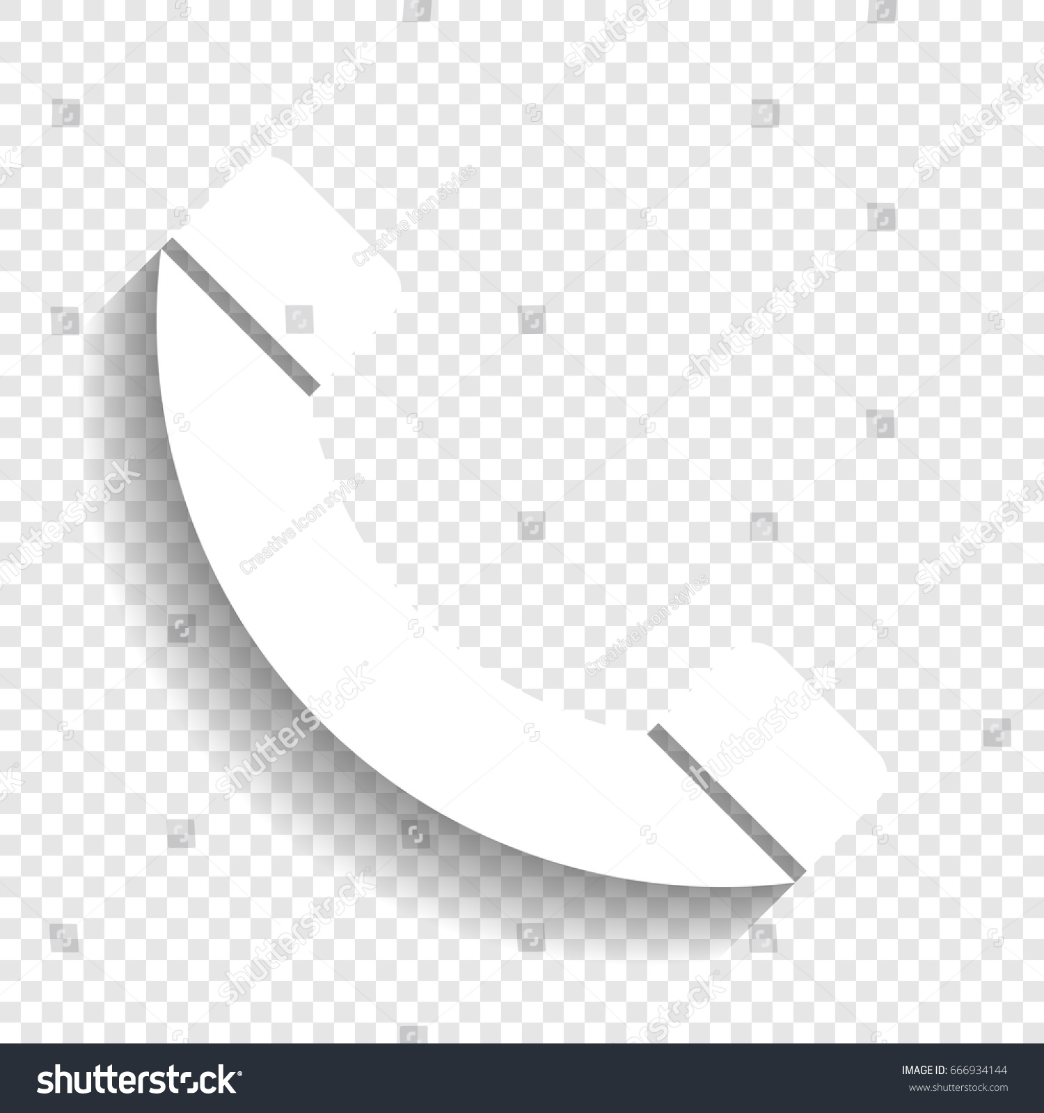 Phone Sign Illustration Vector White Icon Stock Vector ...