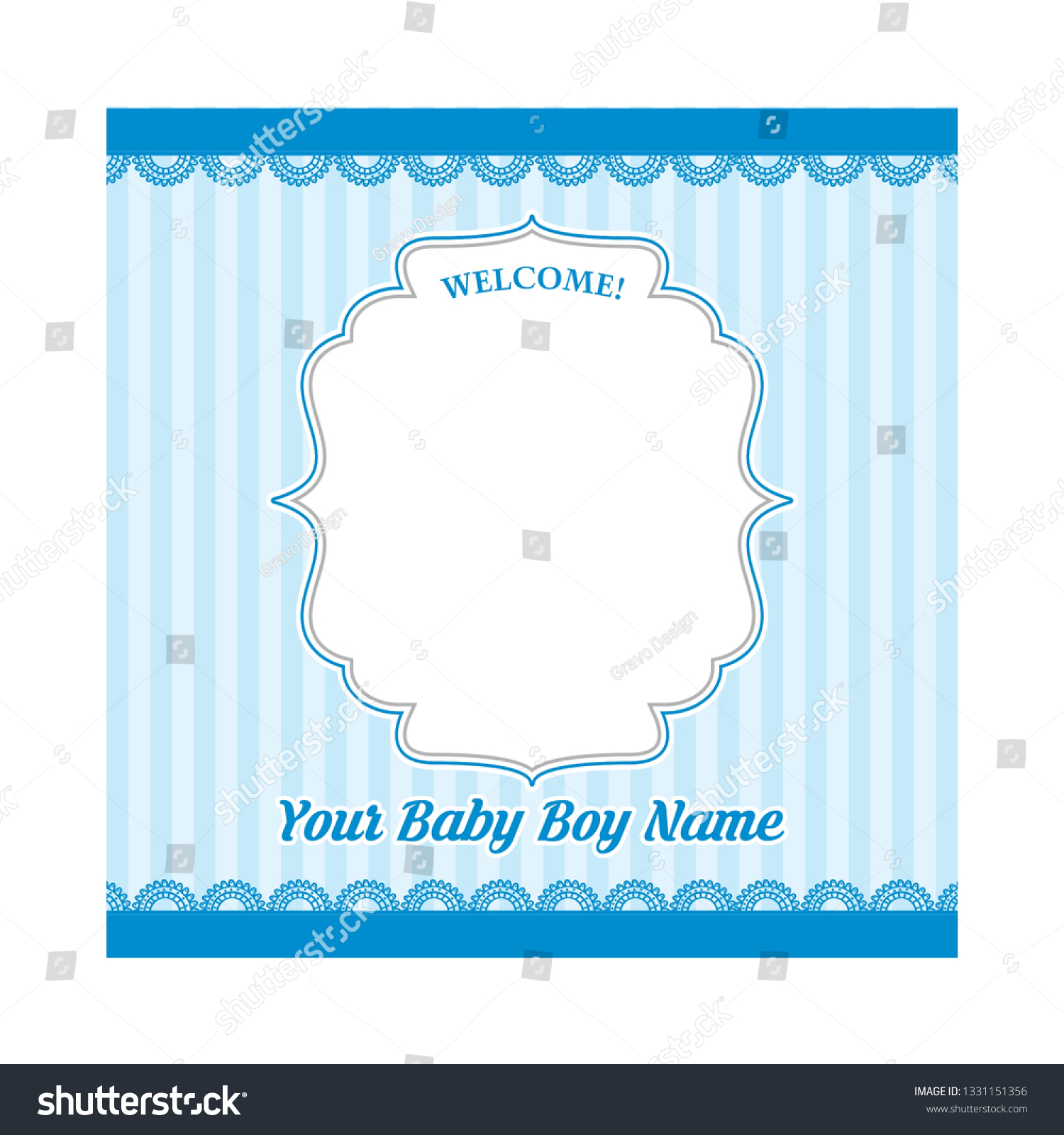 frame for baby boy