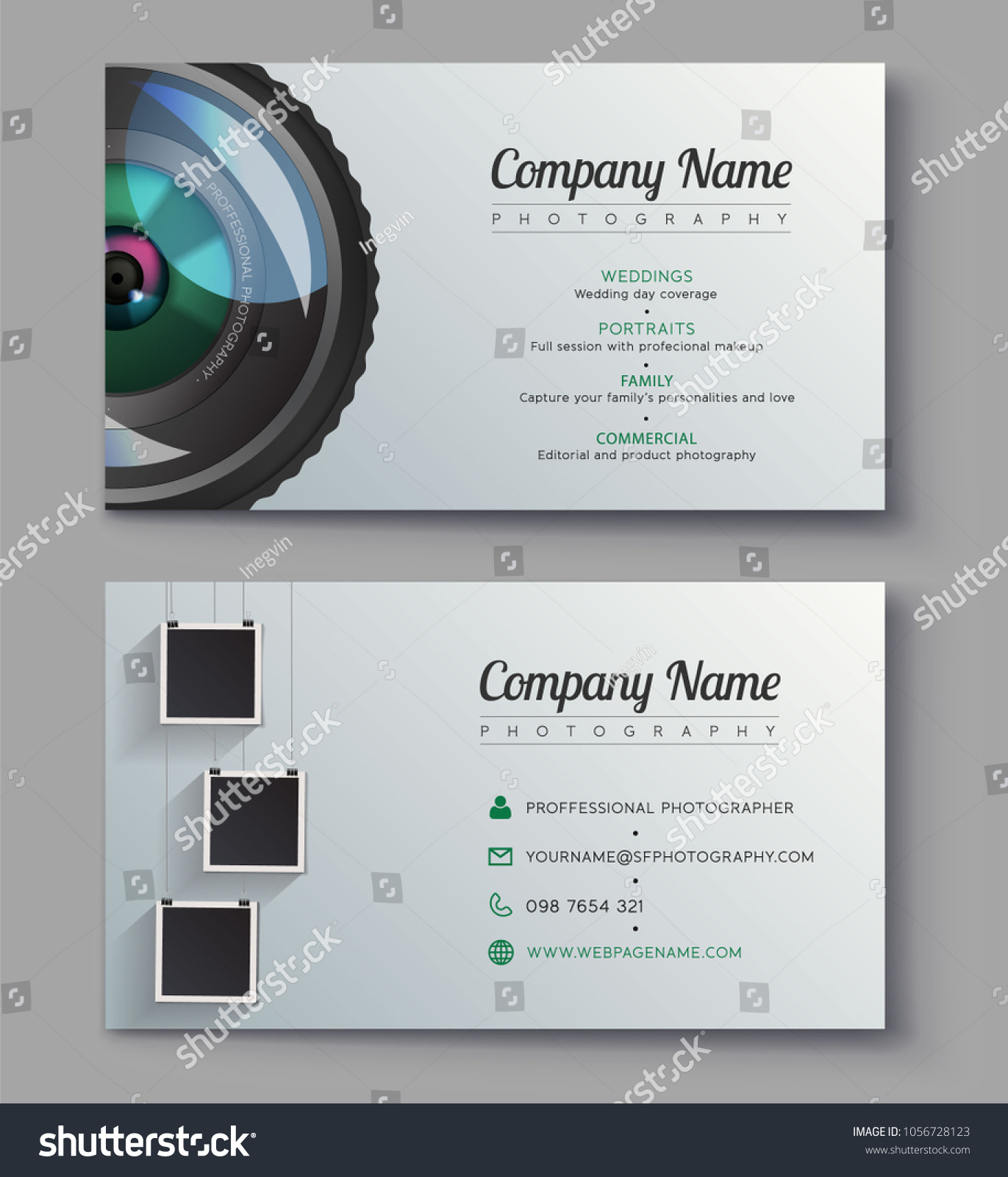 Business Card Template For Illustrator from image.shutterstock.com