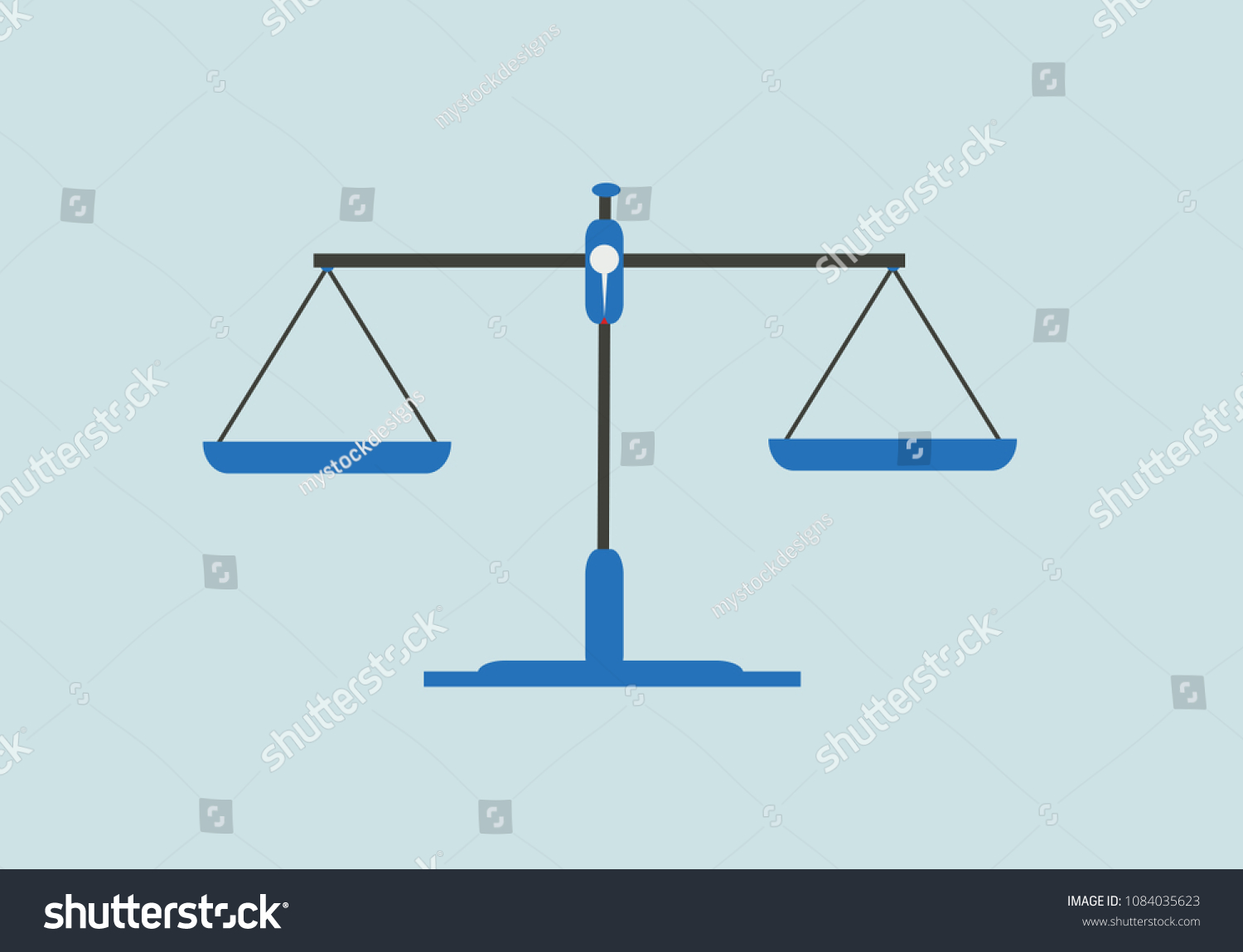 Physical Balance Vector Stock Vector (Royalty Free) 1084035623