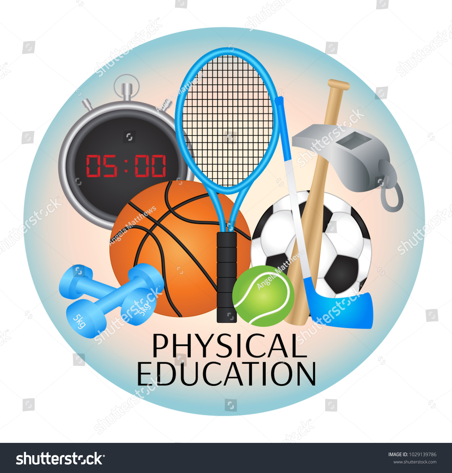 Physical Education Web Icon Stock Vector (Royalty Free) 1029139786 ...