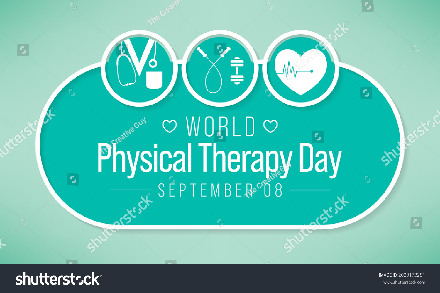 Physical Therapy Day Observed Every Year Stock Vector (Royalty Free