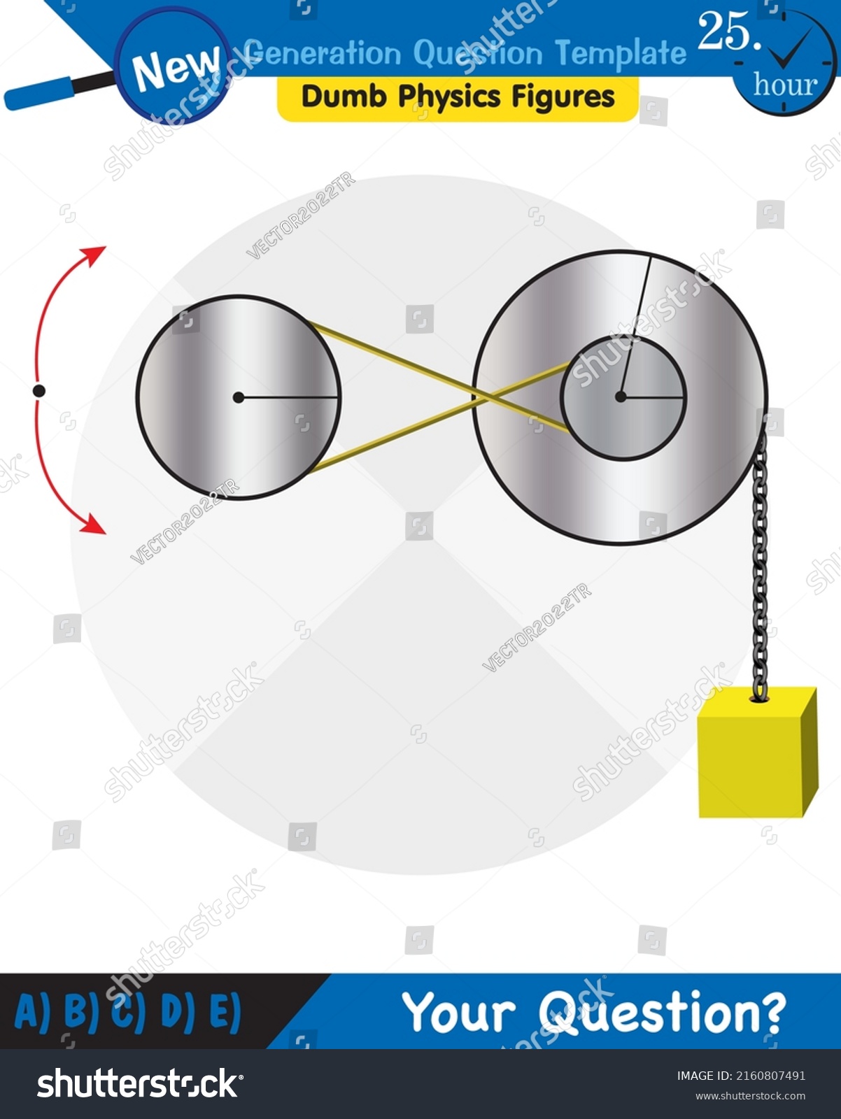 Physics Simple Machines Pulleys Gears Next Stock Vector (Royalty Free
