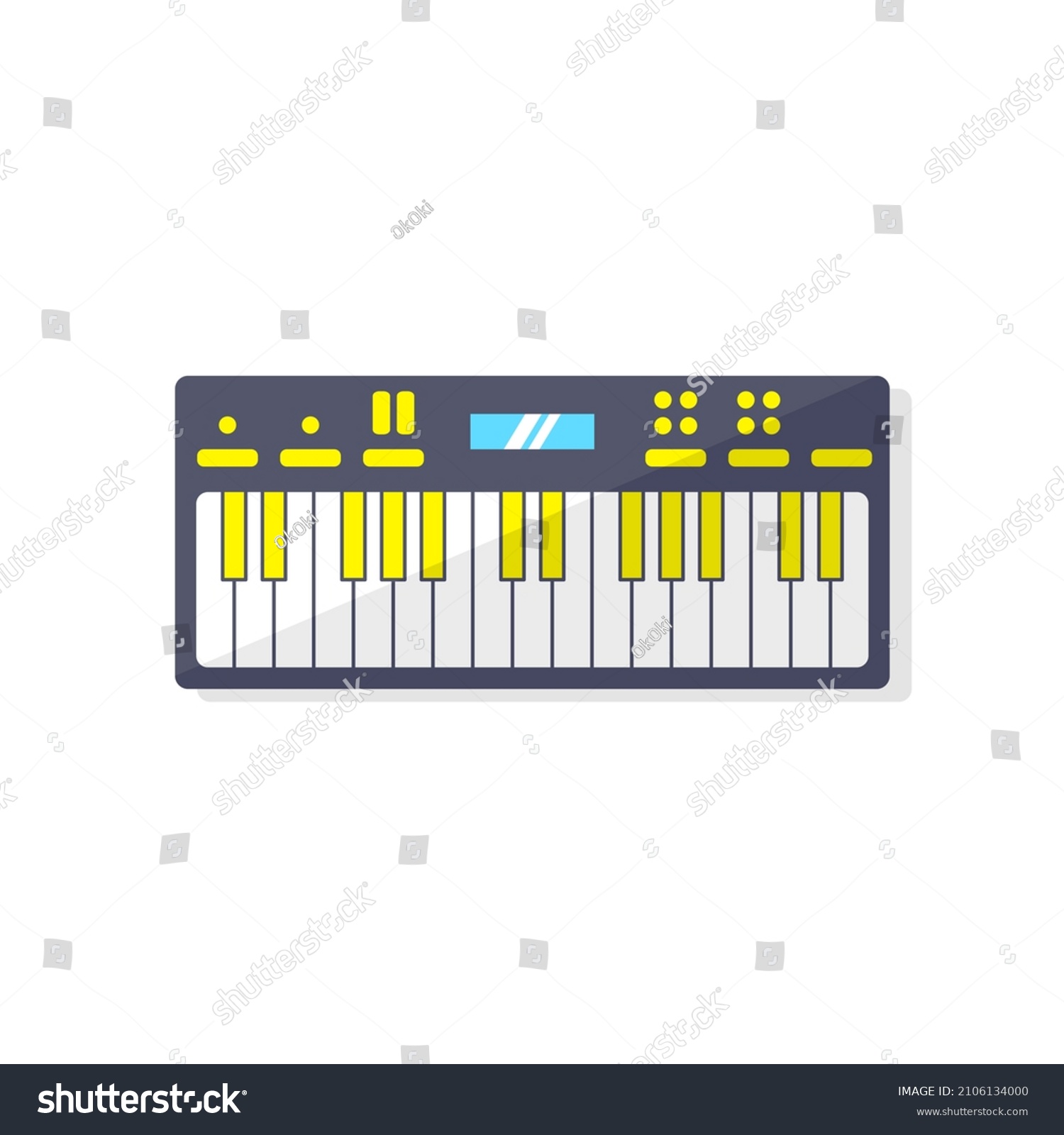 ピアノ イラスト かわいい 鍵盤 Stock Vectors Images Vector Art Shutterstock