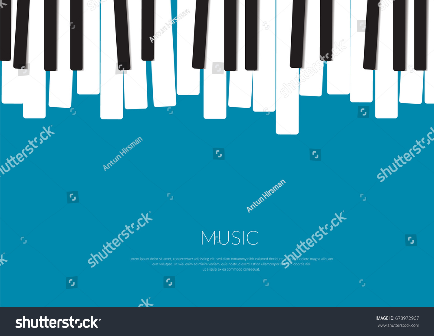 ピアノの音楽ポスター ベクターイラスト のベクター画像素材 ロイヤリティフリー