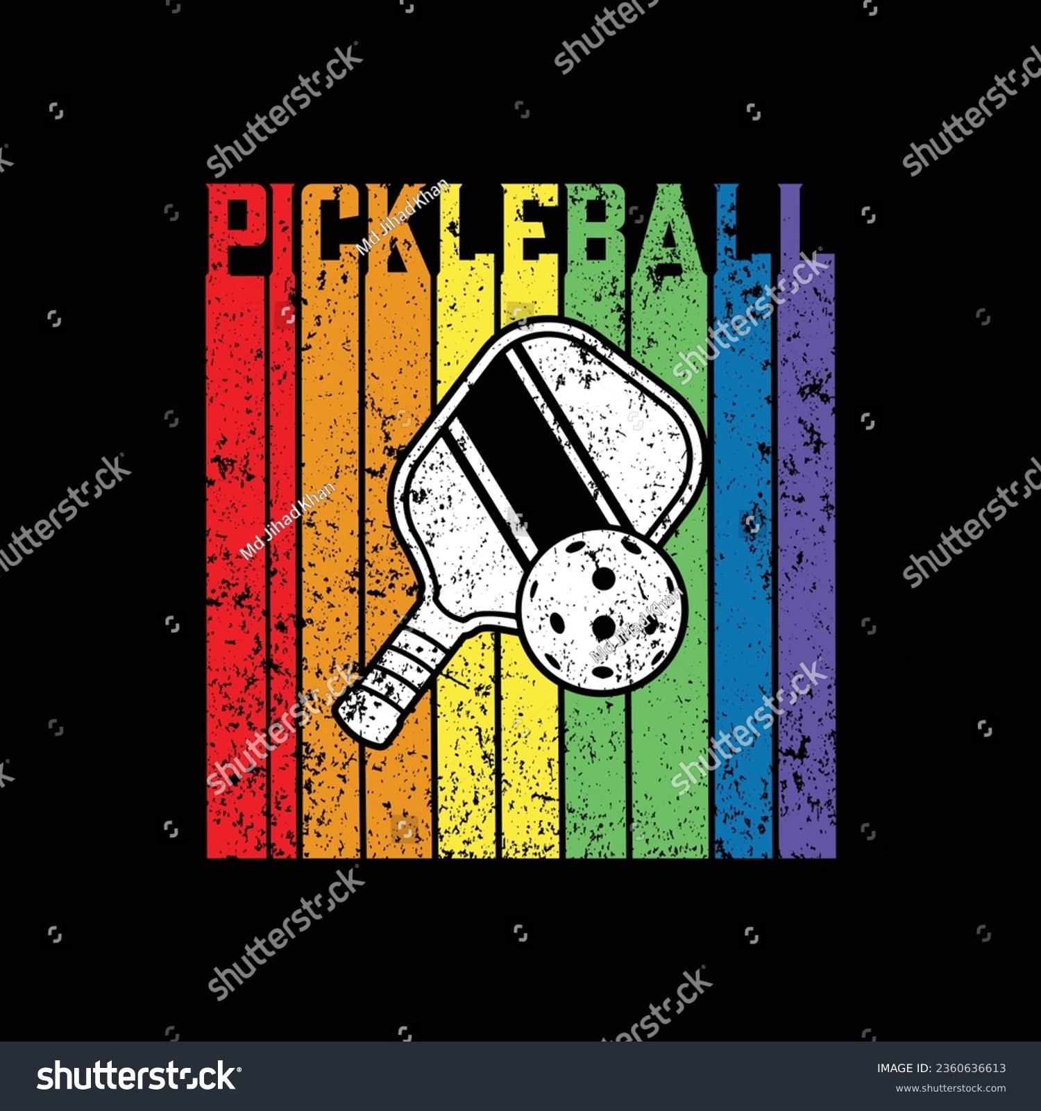 SVG of Pickball T-Shirt Design, Posters, Greeting Cards, Textiles, and Sticker Vector Illustration	
 svg