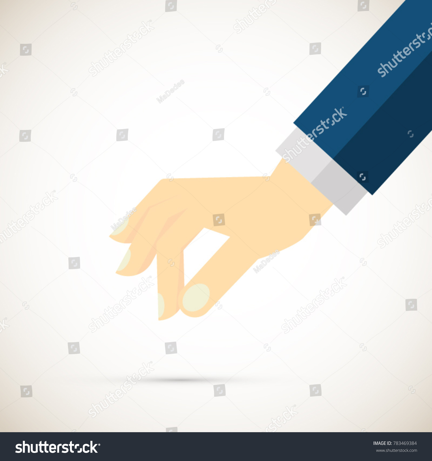 Picking Hand Vector Stock Vector (Royalty Free) 783469384