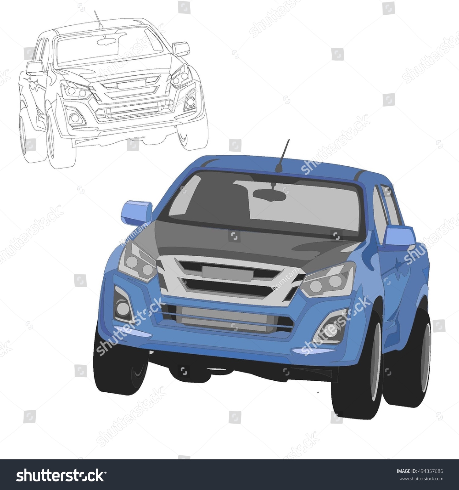 SVG of pickup truck vector svg