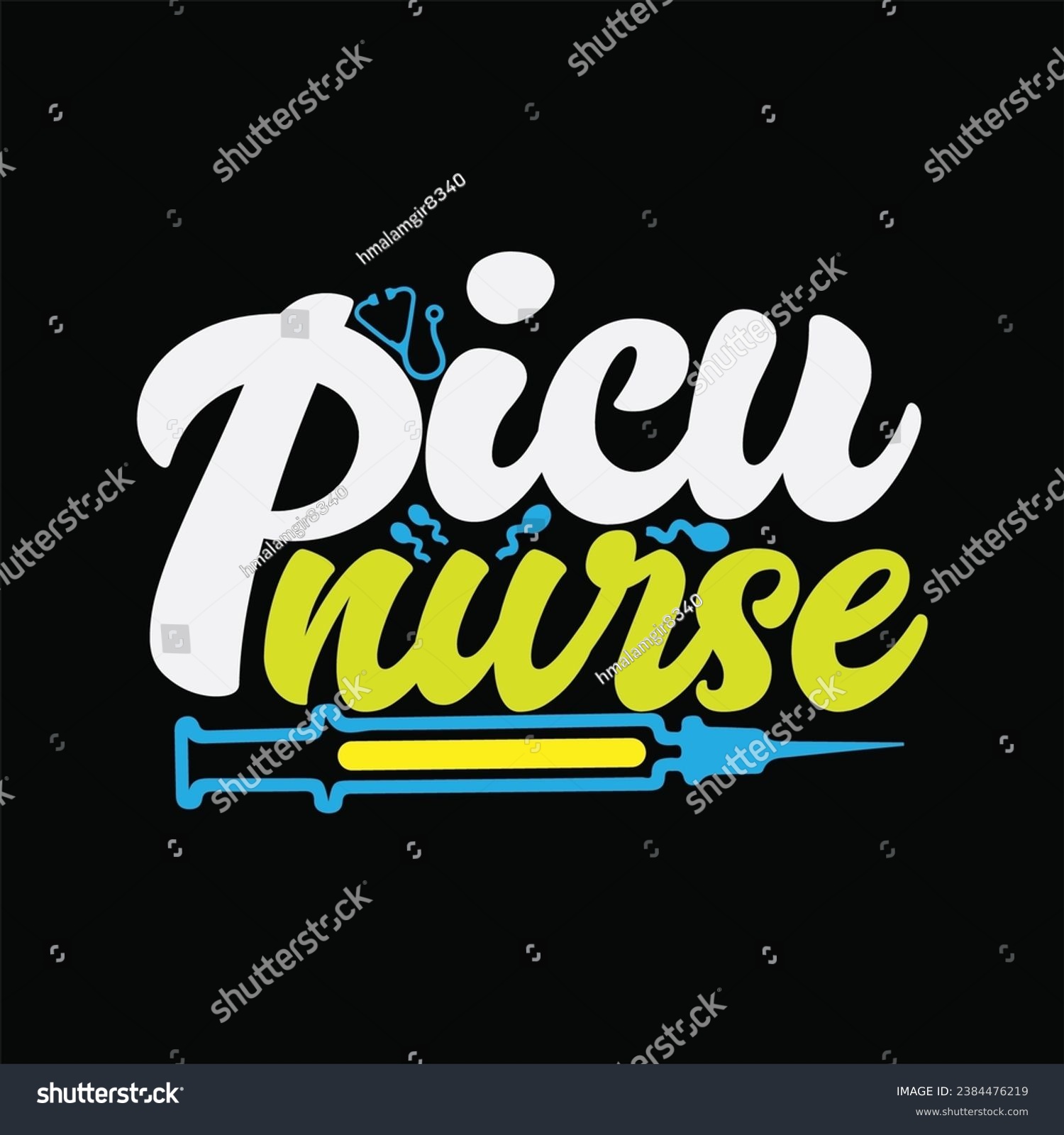 SVG of Picu nurse 2 t-shirt design. Here You Can find and Buy t-Shirt Design. Digital Files for yourself, friends and family, or anyone who supports your Special Day and Occasions. svg