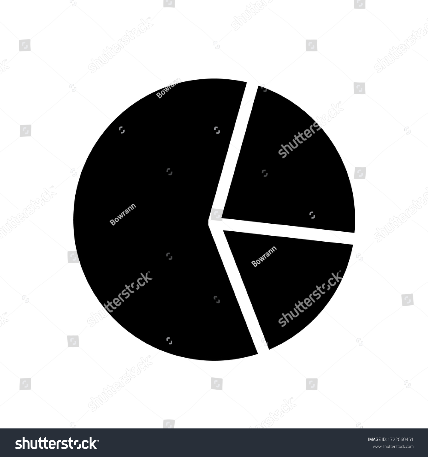 35,827 Black and white pie chart Images, Stock Photos & Vectors