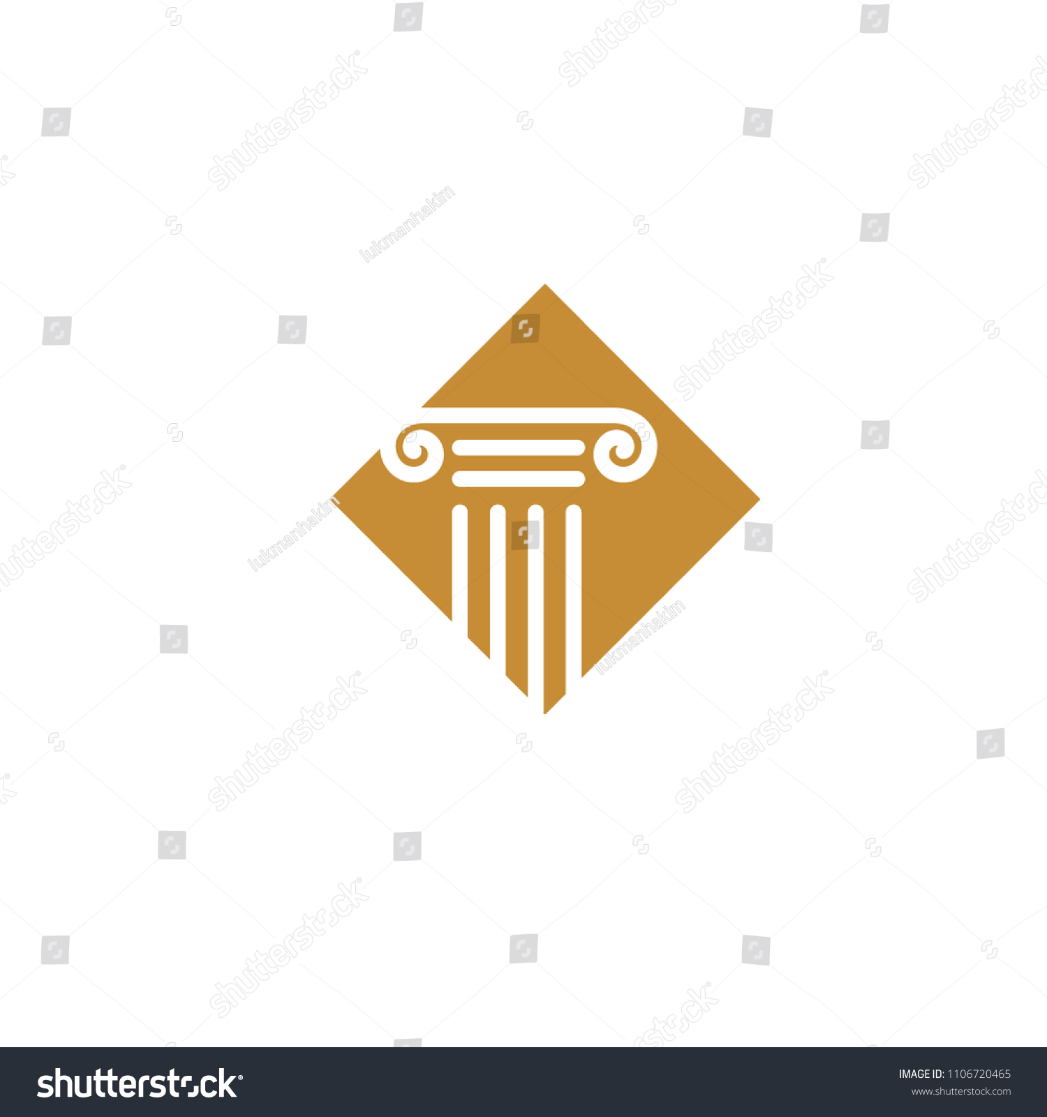 Pilar Law Legal Firm Logo Icon Stock Vector Royalty Free Shutterstock