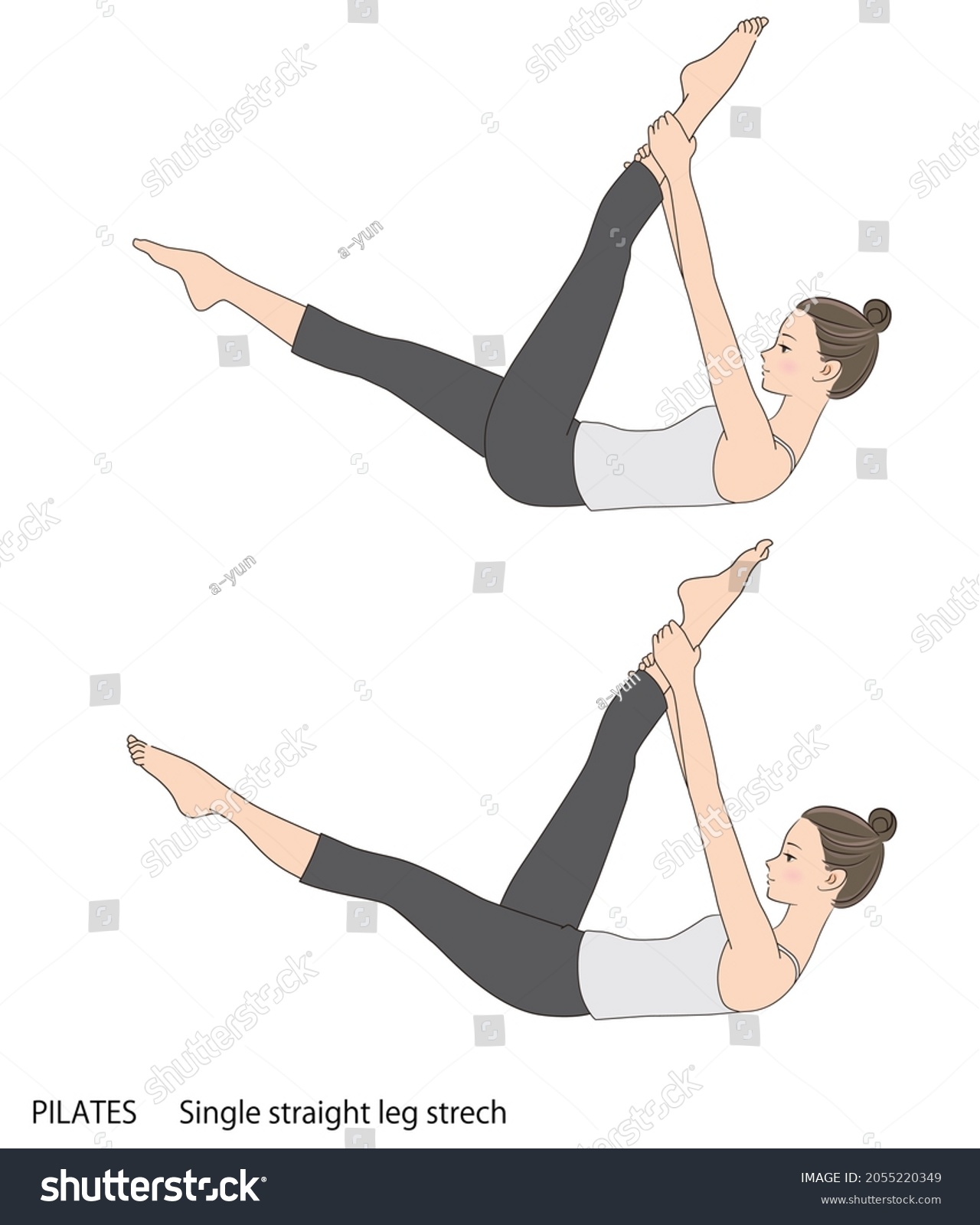 640 Pilates single leg Images, Stock Photos & Vectors | Shutterstock