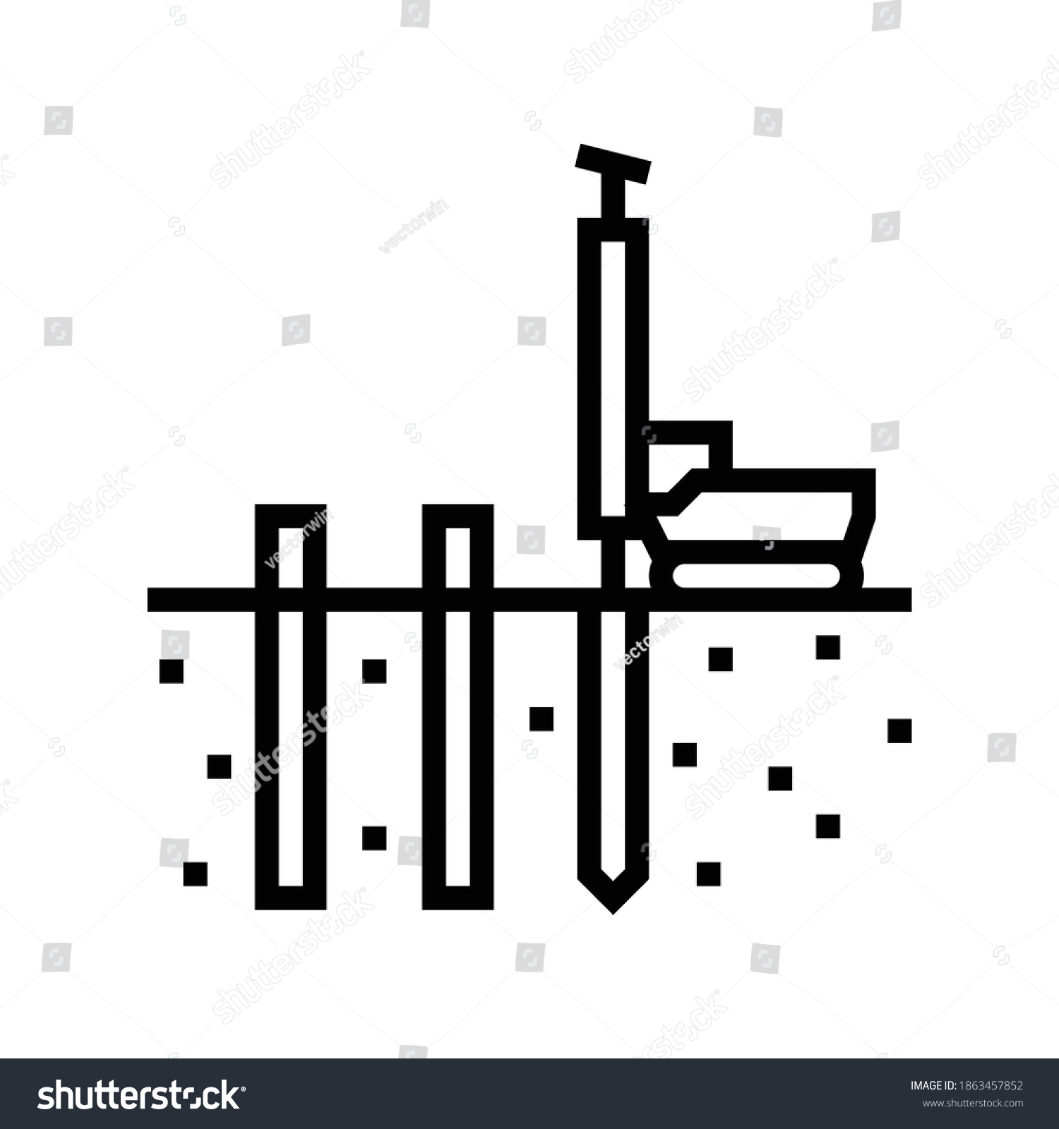 741 Pile driving Stock Vectors, Images & Vector Art | Shutterstock