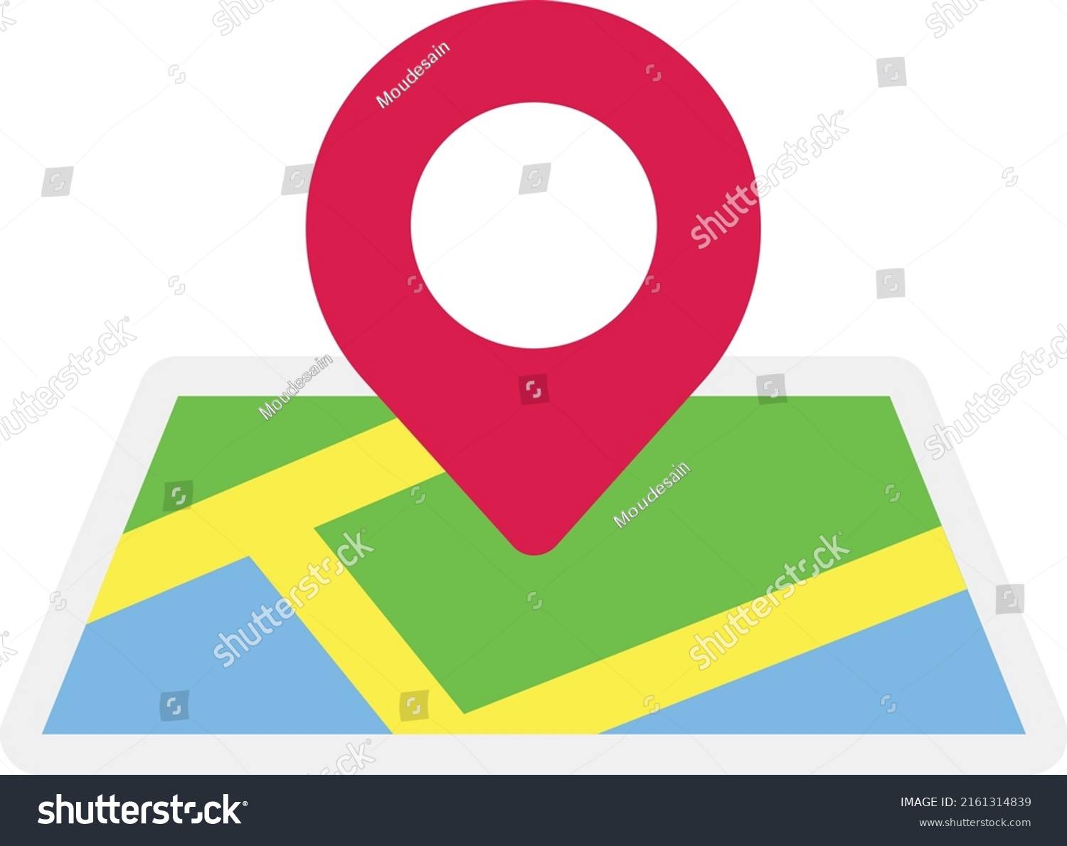 Pin Maps Location Directions Way Stock Vector (Royalty Free) 2161314839 ...