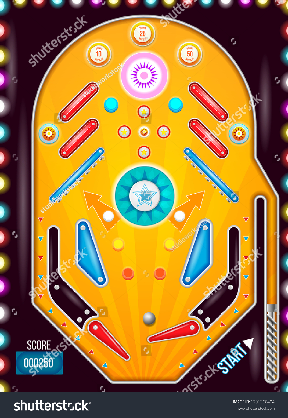 Pinball Machine Isolated Cartoon Pinball Machine Stock Vector (Royalty Pinball Machine Isolated Cartoon Pinball Machine Stock Vector (Royalty
